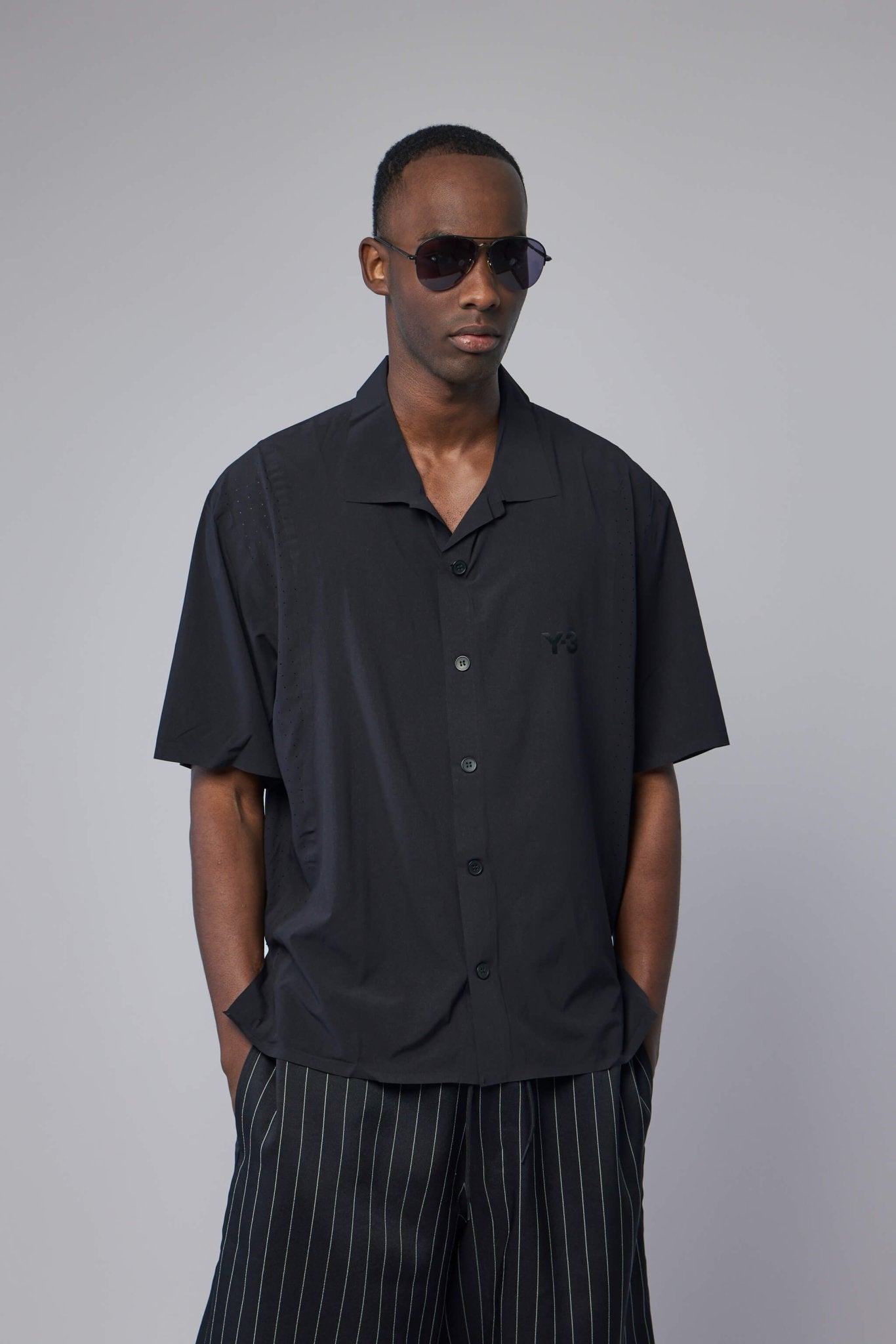 Y - 3 Yohji Yamamoto - M Lt Wov Shirt - LABELS