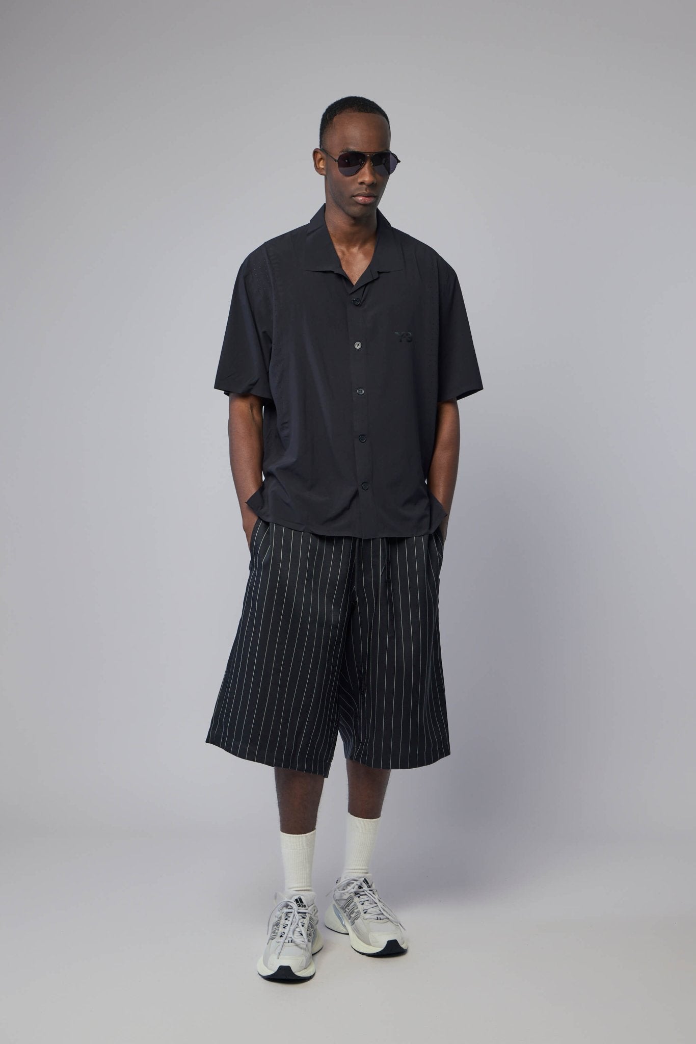 Y - 3 Yohji Yamamoto - M Lt Wov Shirt - LABELS