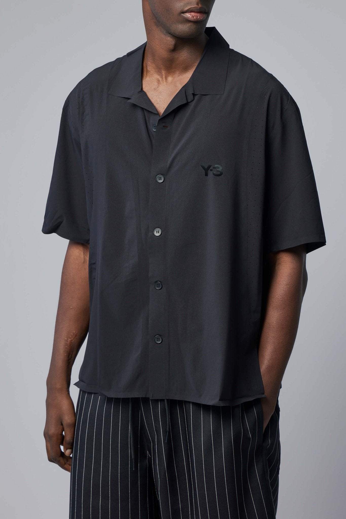 Y-3 Yohji Yamamoto Shirts - M Lt Wov Perforated – LABELS