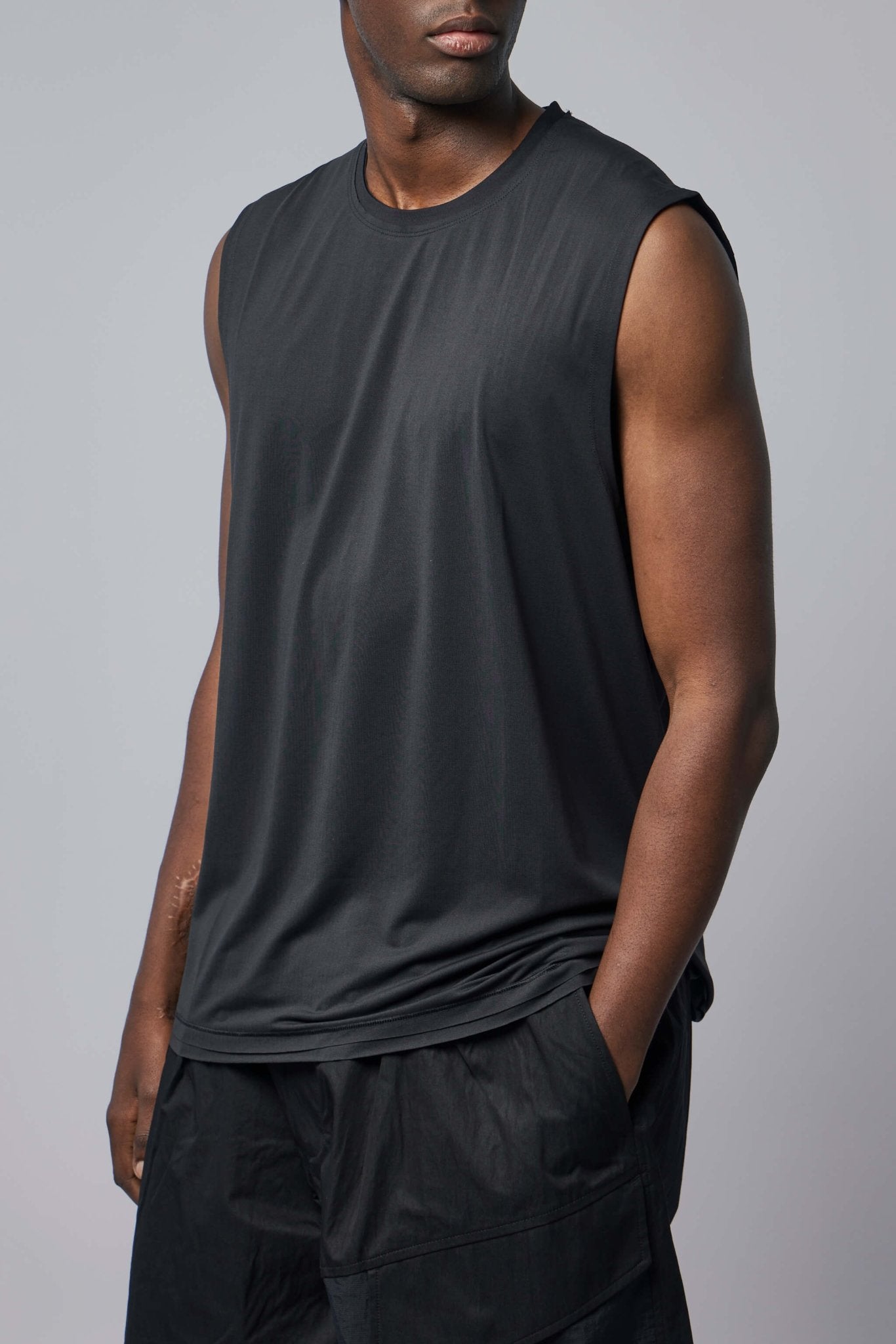 Y - 3 Yohji Yamamoto - M Run Tank RC - LABELS