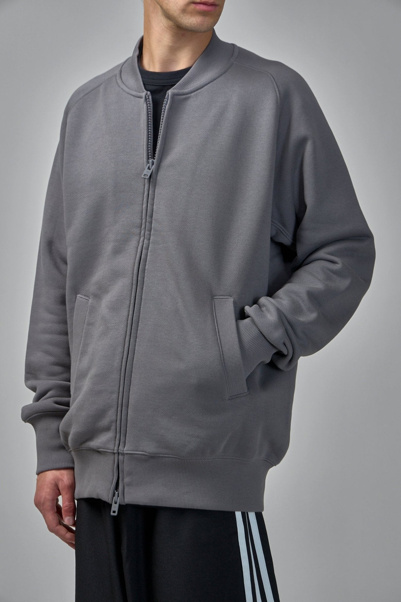 Y-3 Yohji Yamamoto Zip-Ups M Track Top Granit – LABELS