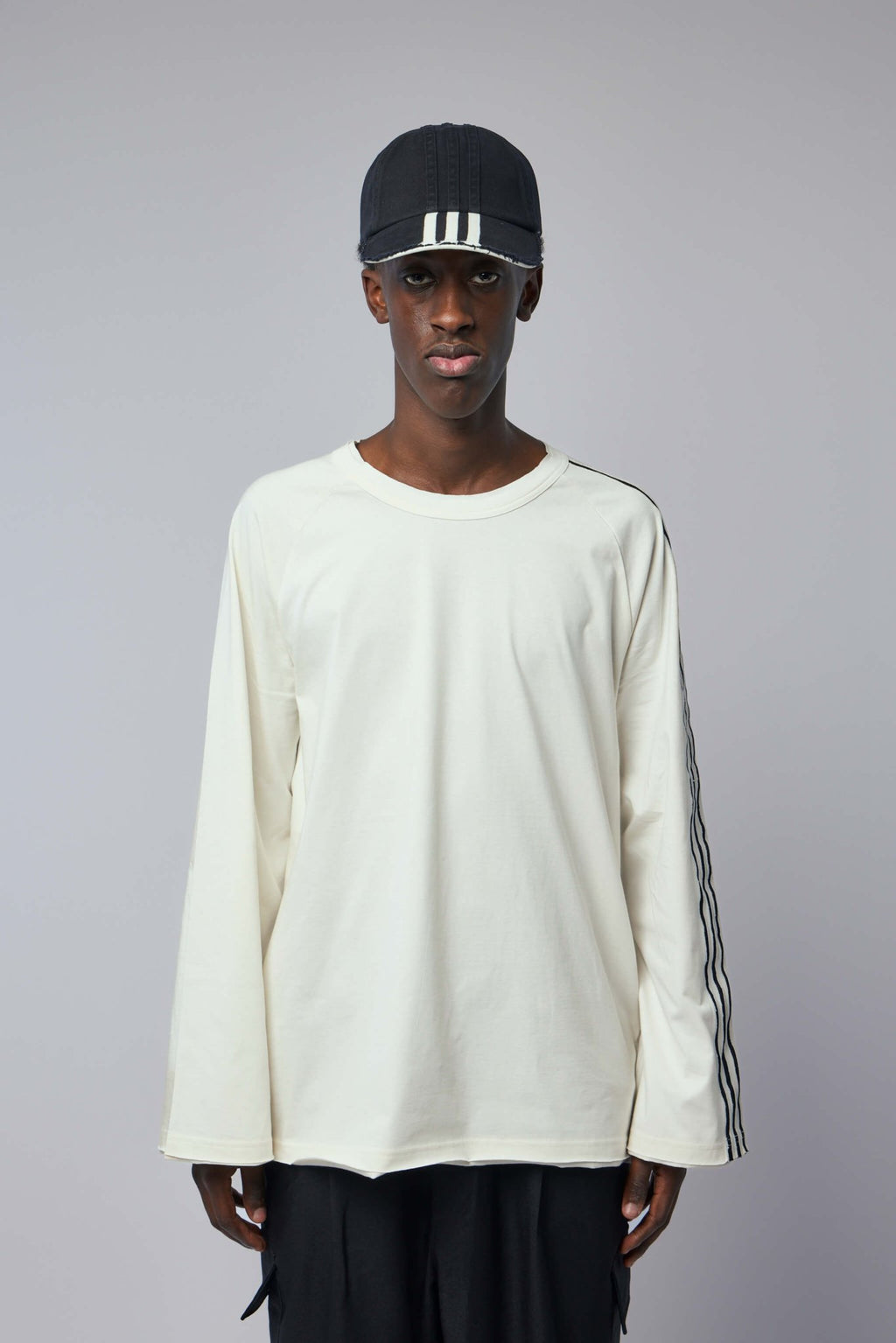 Y - 3 Yohji Yamamoto - Re 3s Ls Tee - LABELS