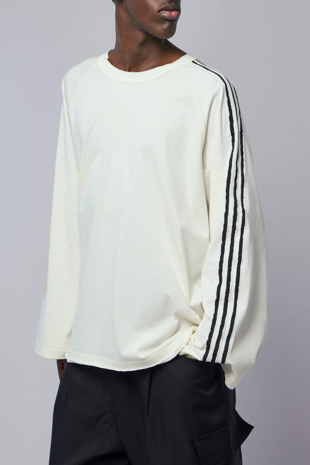 Y - 3 Yohji Yamamoto - Re 3s Ls Tee - LABELS