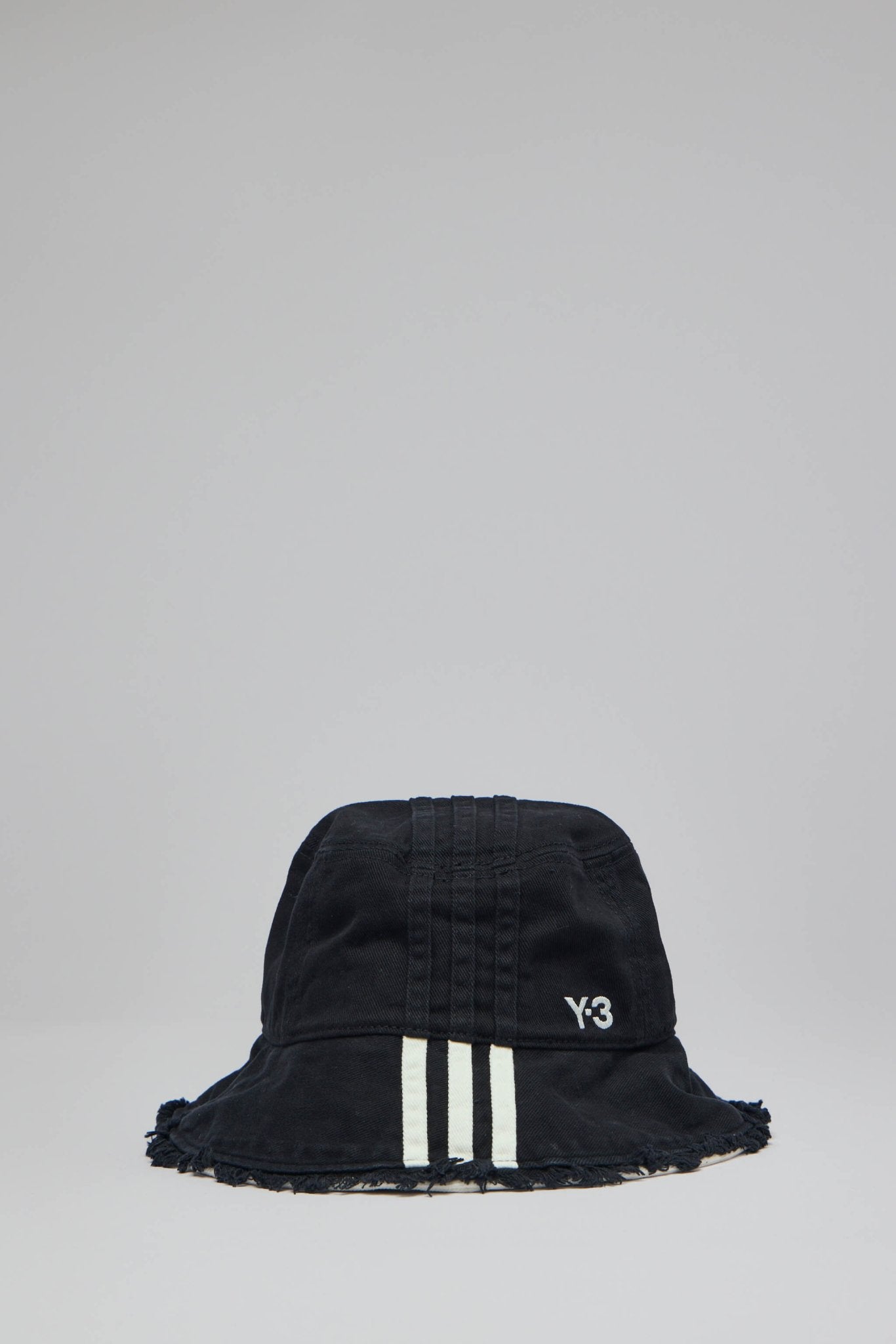 Y-3 Yohji Yamamoto Hats - Striped Cotton Bucket Hat – LABELS