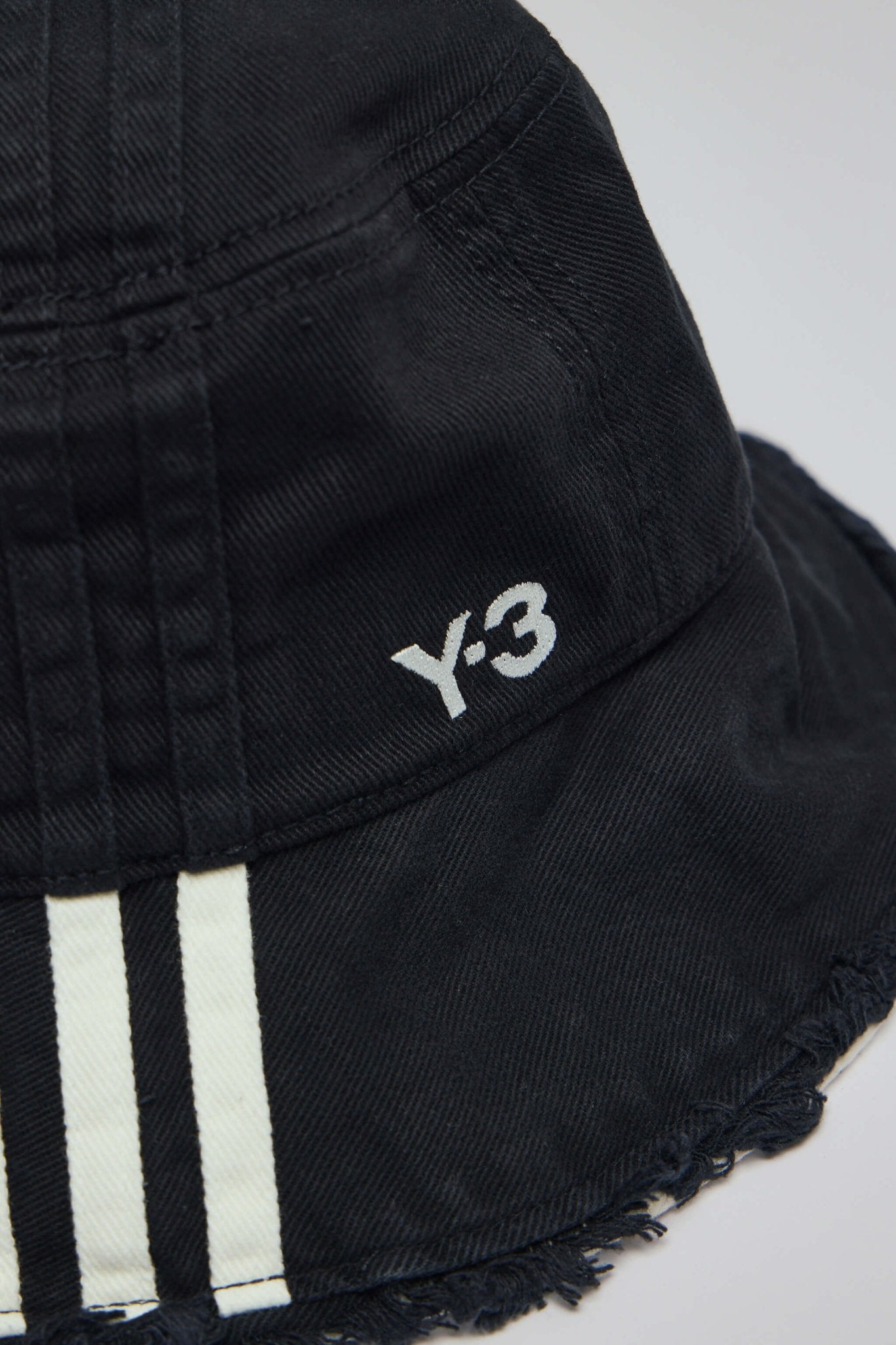 Y-3 Yohji Yamamoto Hats - Striped Cotton Bucket Hat – LABELS