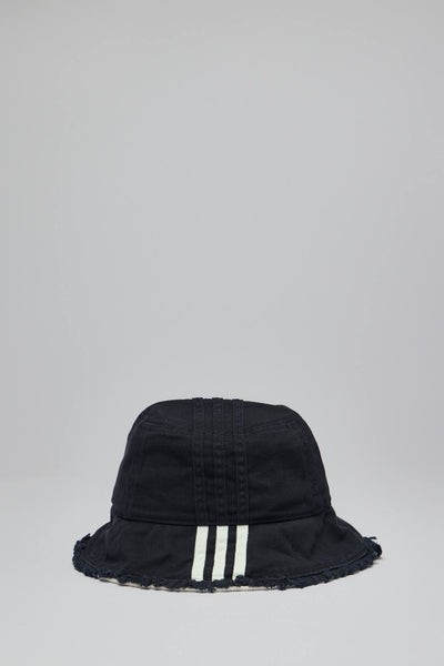 Y-3 Yohji Yamamoto Hats - Striped Cotton Bucket Hat – LABELS