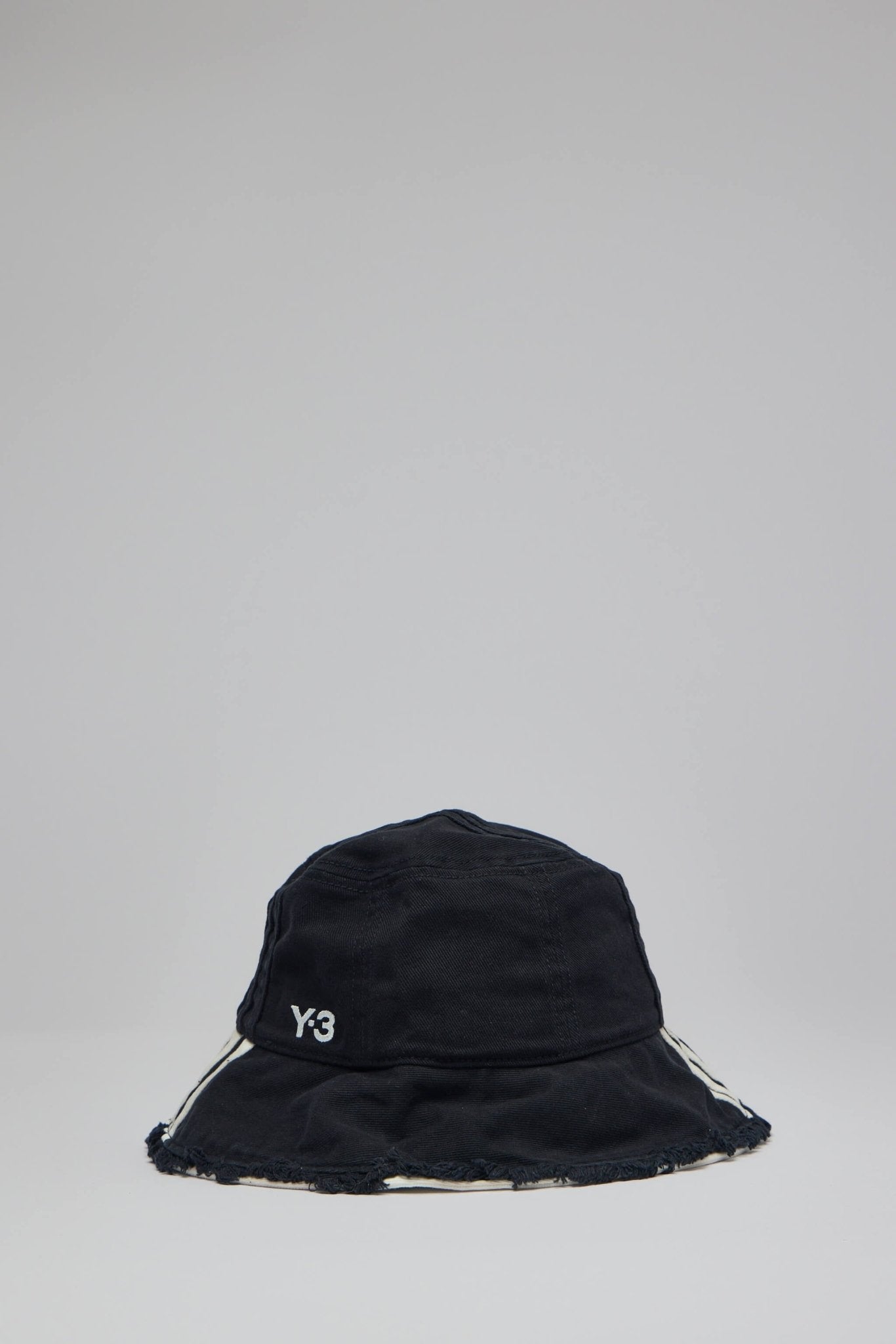 Y-3 Yohji Yamamoto Hats - Striped Cotton Bucket Hat – LABELS