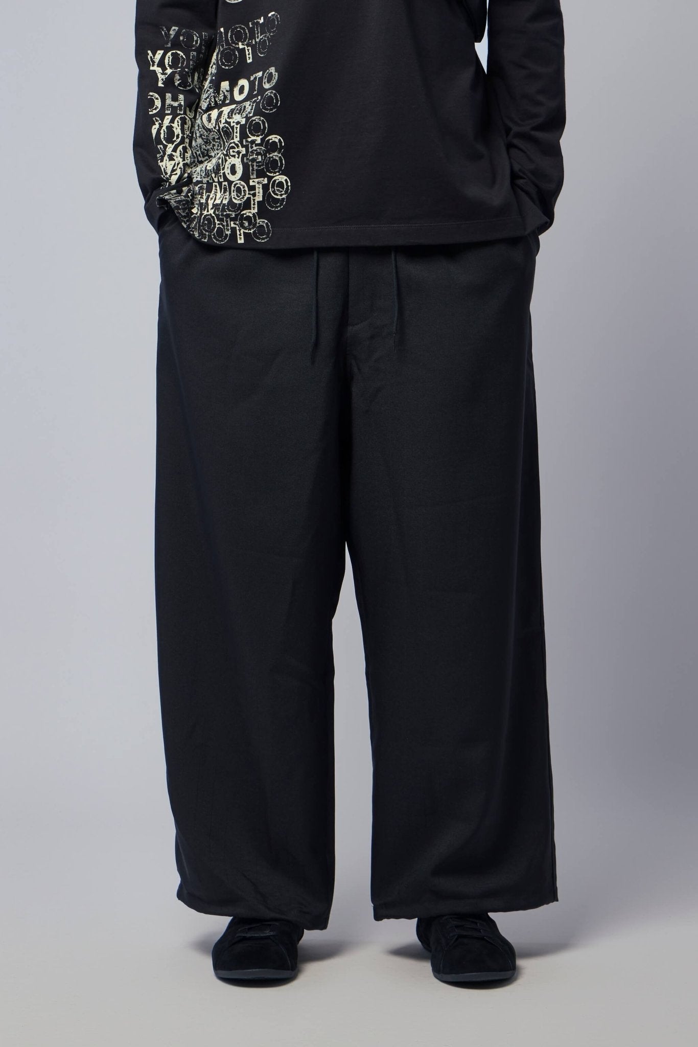 パンツ Yohji Yamamoto pants Trompe l'oeil 3 Y-3 Yohji Yamamoto Wide-Leg Pants - Su Collection – LABELS