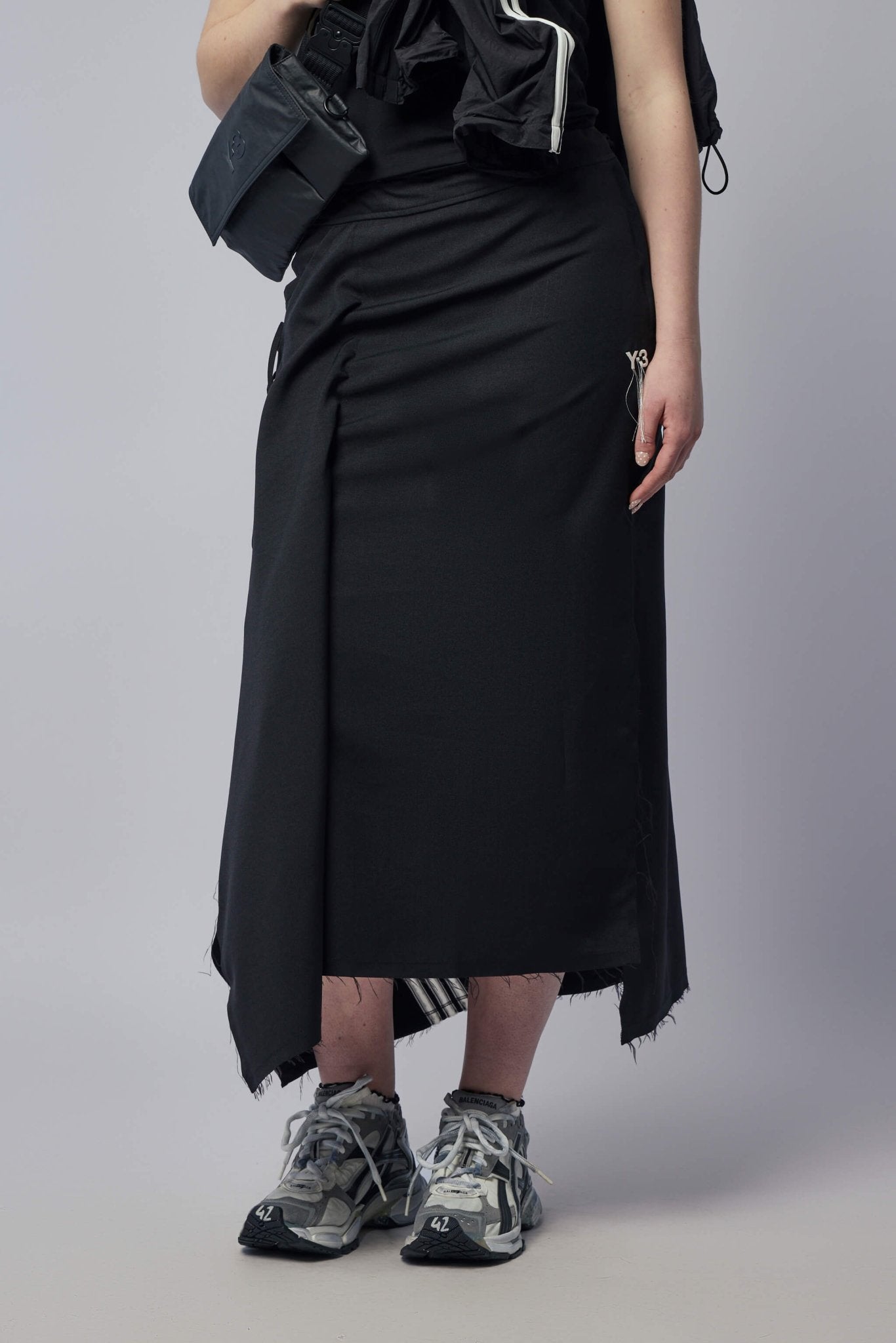 Y-3 Yohji Yamamoto Midi Skirts - Su Rc 3s – LABELS