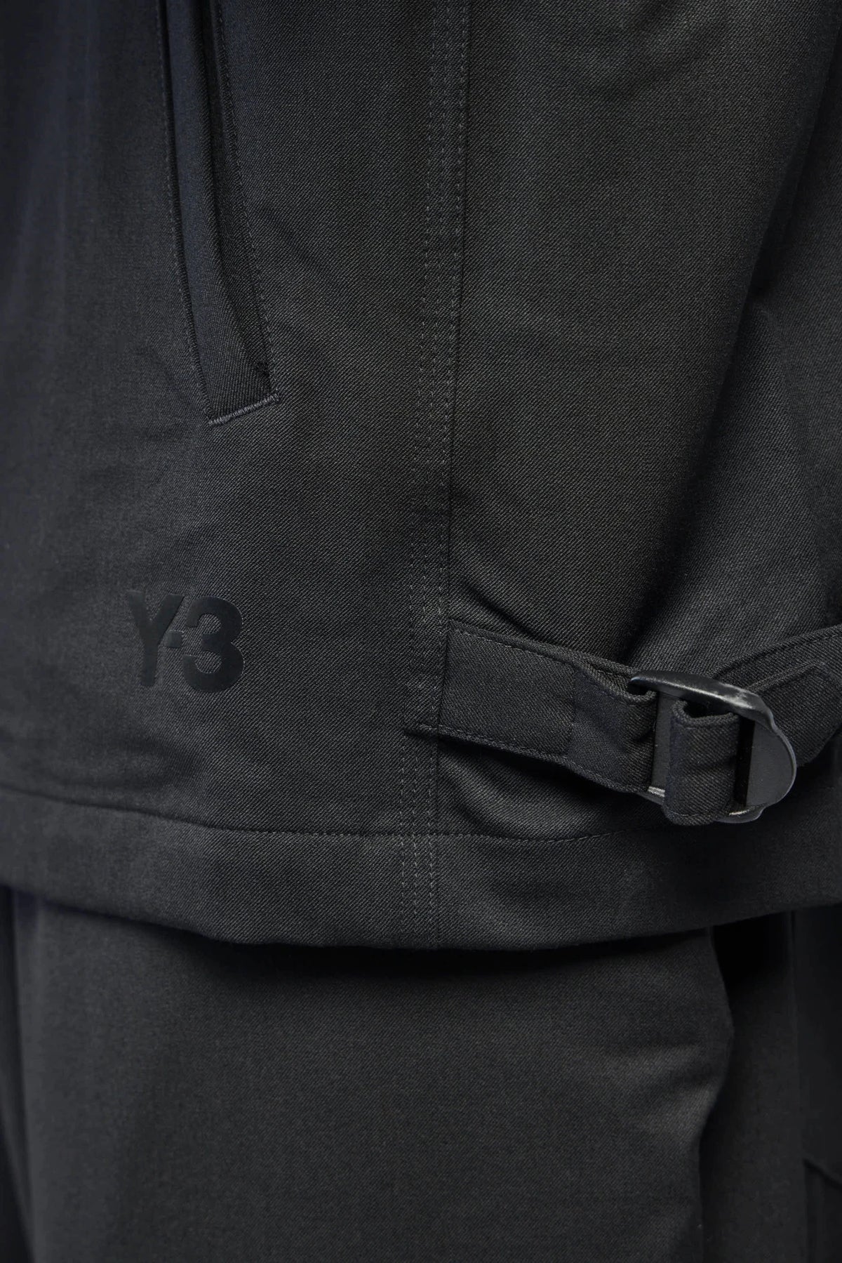 Y-3 Yohji Yamamoto Tlrd WL Blouson jacket sleeve and hem detail