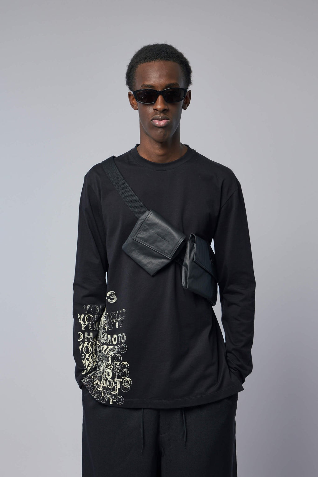 Y - 3 Yohji Yamamoto - U Gfx Ls Tee - LABELS