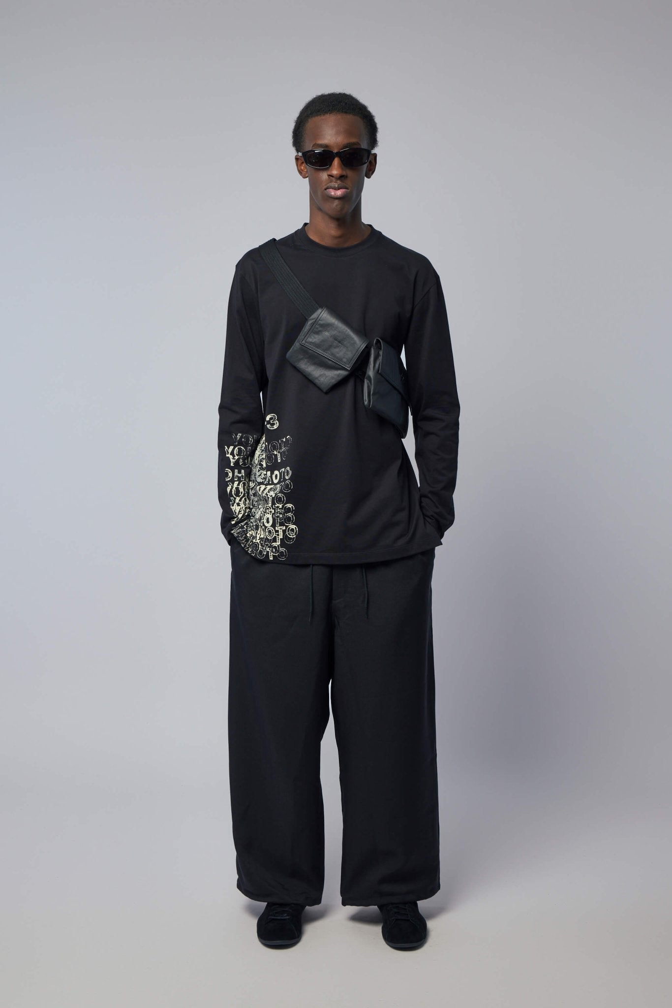 Y - 3 Yohji Yamamoto - U Gfx Ls Tee - LABELS