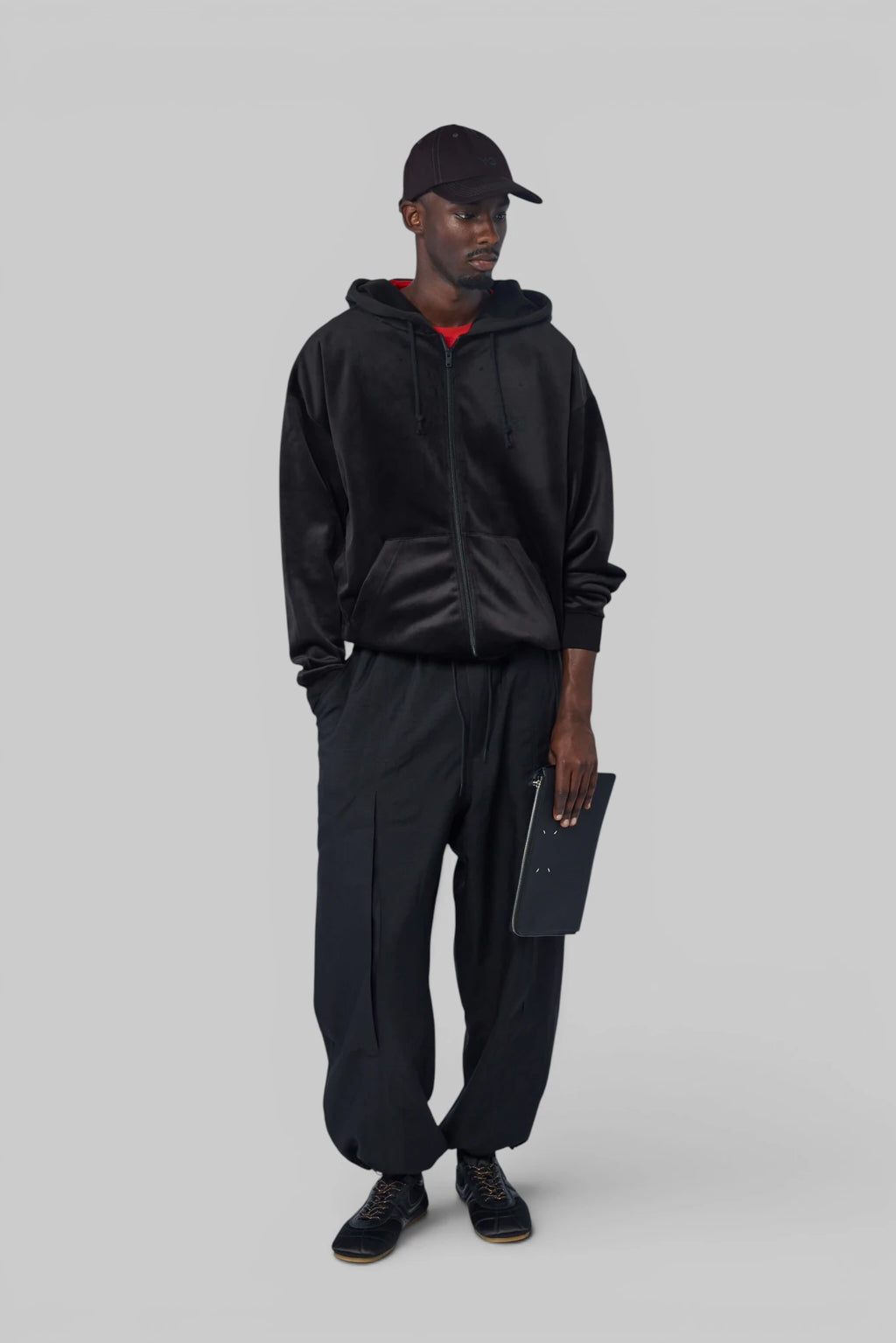 Y-3 Yohji Yamamoto - Velvet Zip Hoodie - LABELS