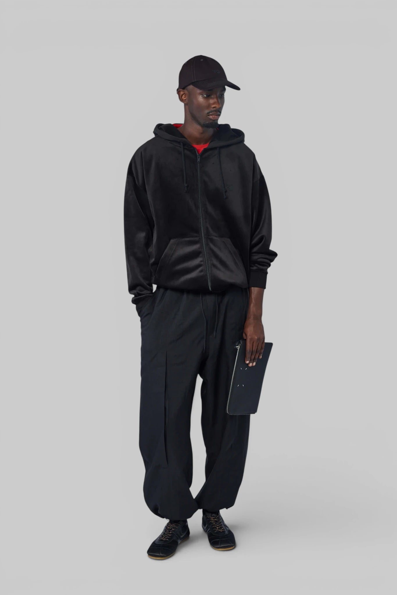 Y-3 Yohji Yamamoto - Velvet Zip Hoodie - LABELS