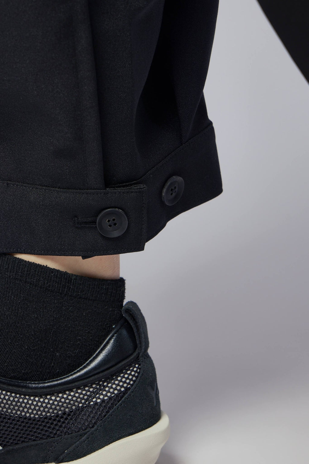 Y - 3 Yohji Yamamoto - W SU CROPPED TP - LABELS