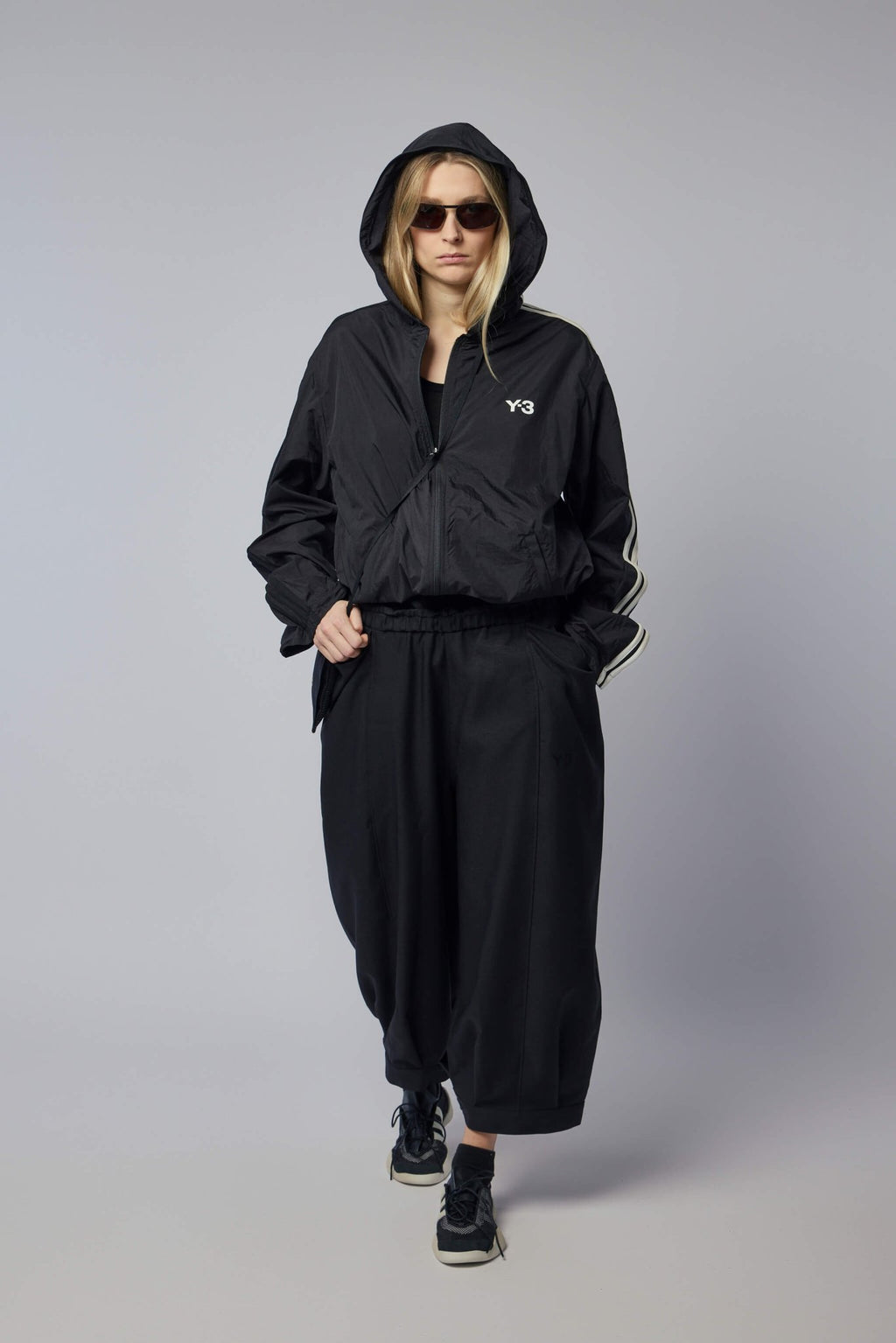 Y - 3 Yohji Yamamoto - W SU CROPPED TP - LABELS