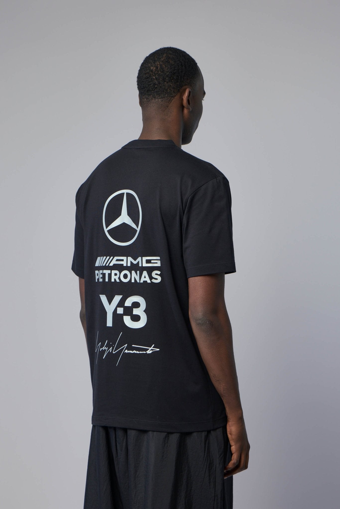 Y-3 Yohji Yamamoto X AMG T-Shirts - F1 Logo Cotton Tee – LABELS
