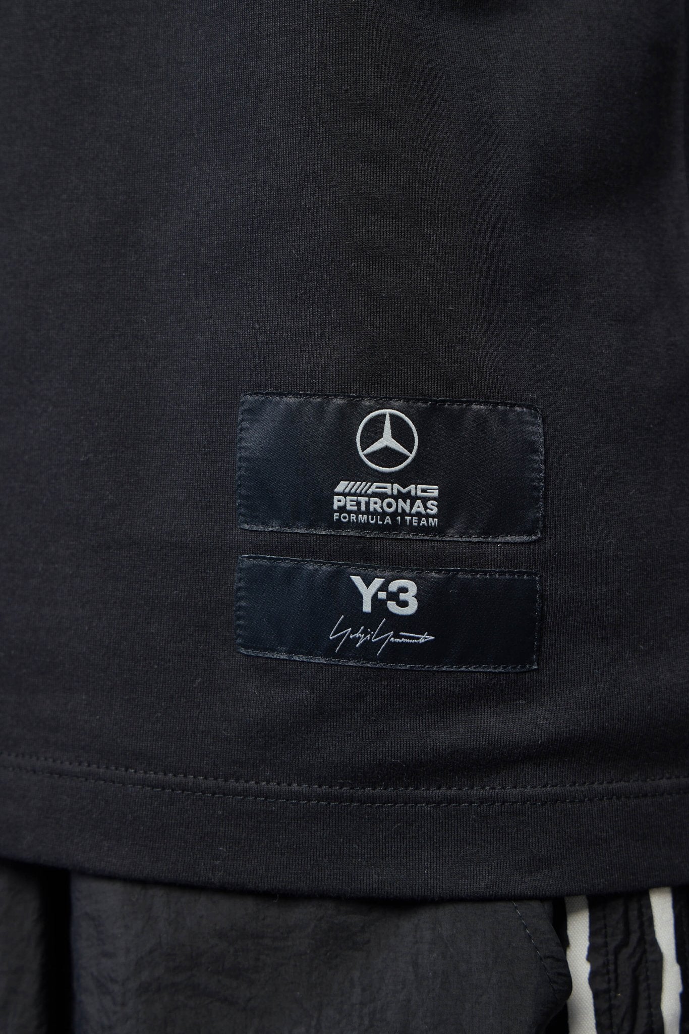 Y - 3 Yohji Yamamoto X AMG - F1 Logo Ss Tee - LABELS