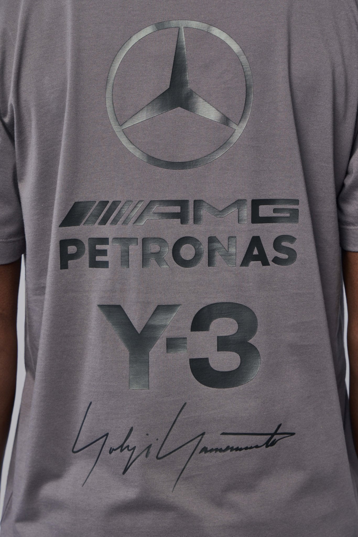 Y - 3 Yohji Yamamoto X AMG - F1 Logo Ss Tee - LABELS