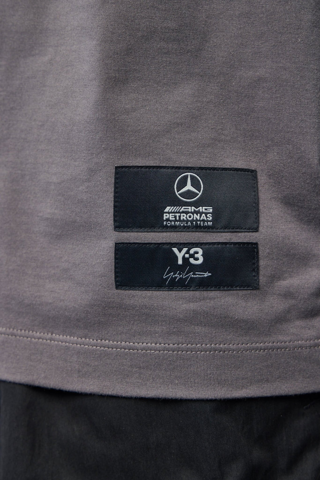 Y - 3 Yohji Yamamoto X AMG - F1 Logo Ss Tee - LABELS