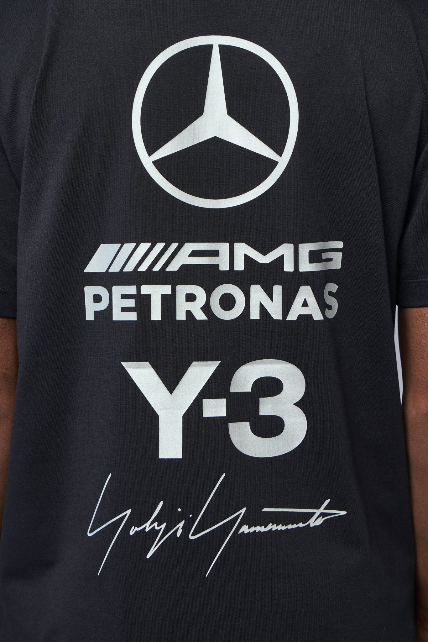 Y-3 Yohji Yamamoto X AMG T-Shirts - F1 Logo Cotton Tee – LABELS