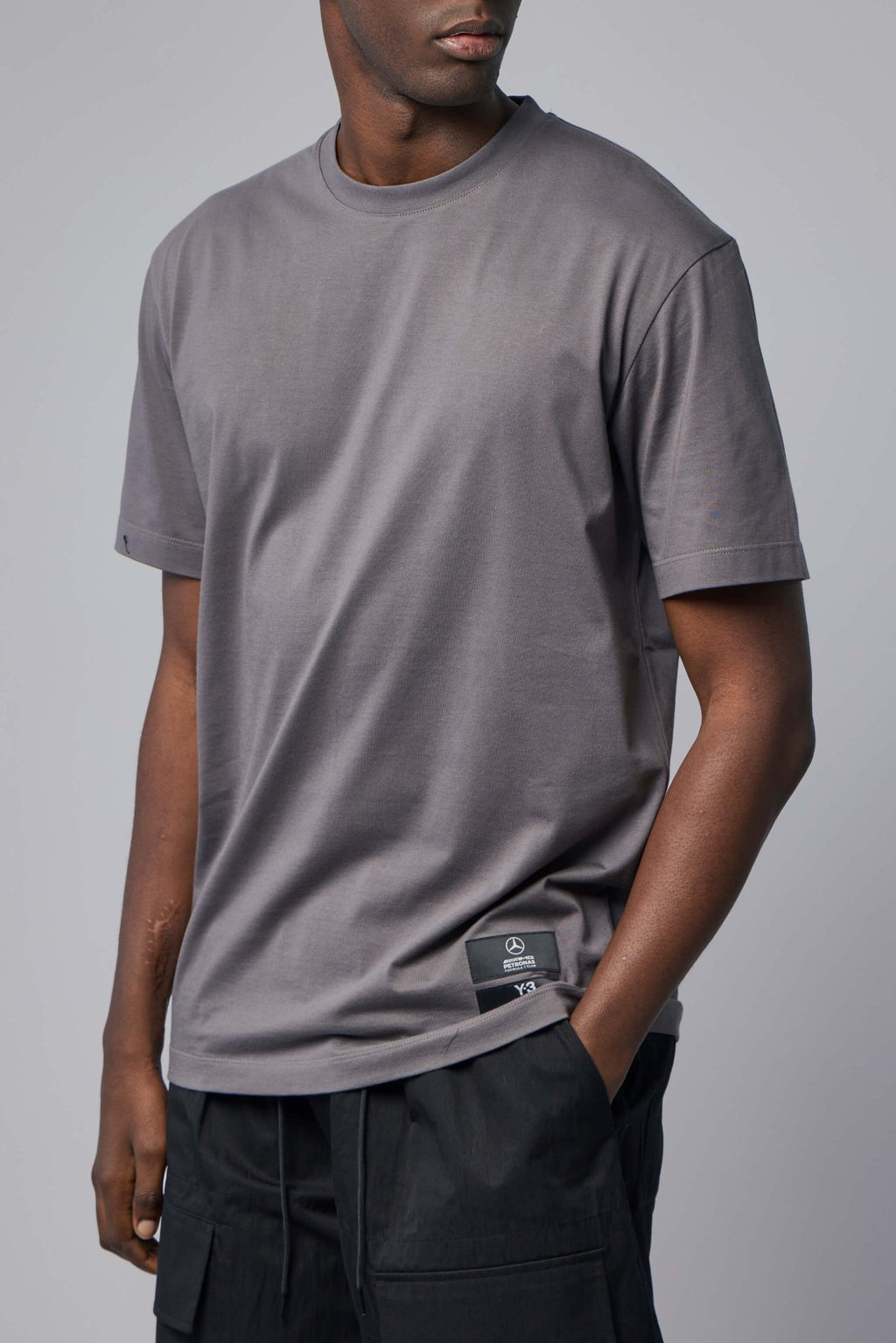 Y - 3 Yohji Yamamoto X AMG - F1 Logo Ss Tee - LABELS