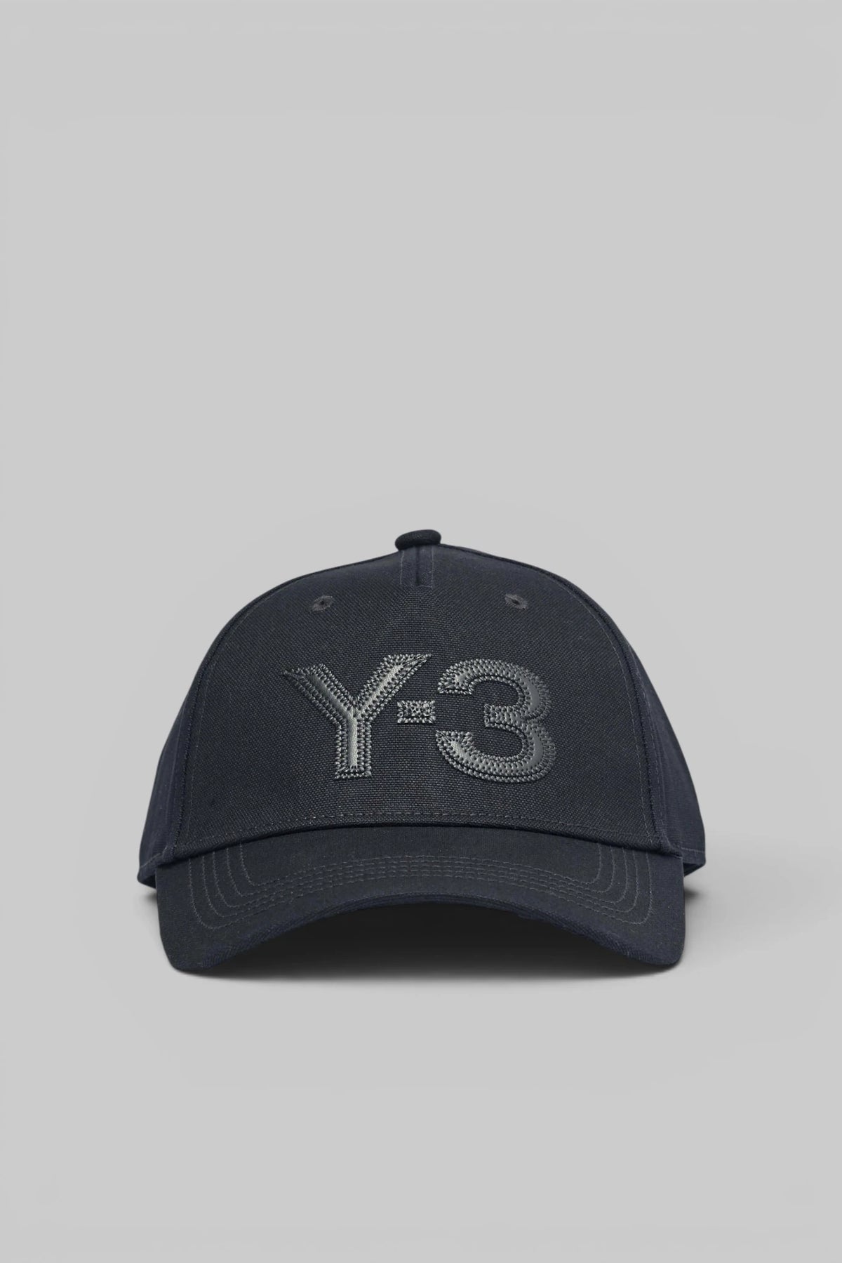 Y-3 Yohji Yamamoto Caps logo cap with embroidered branding
