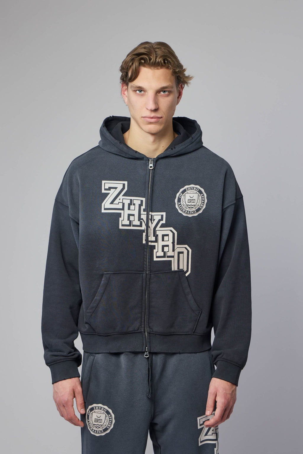 Zhyro - College Zip Hoodie - LABELS
