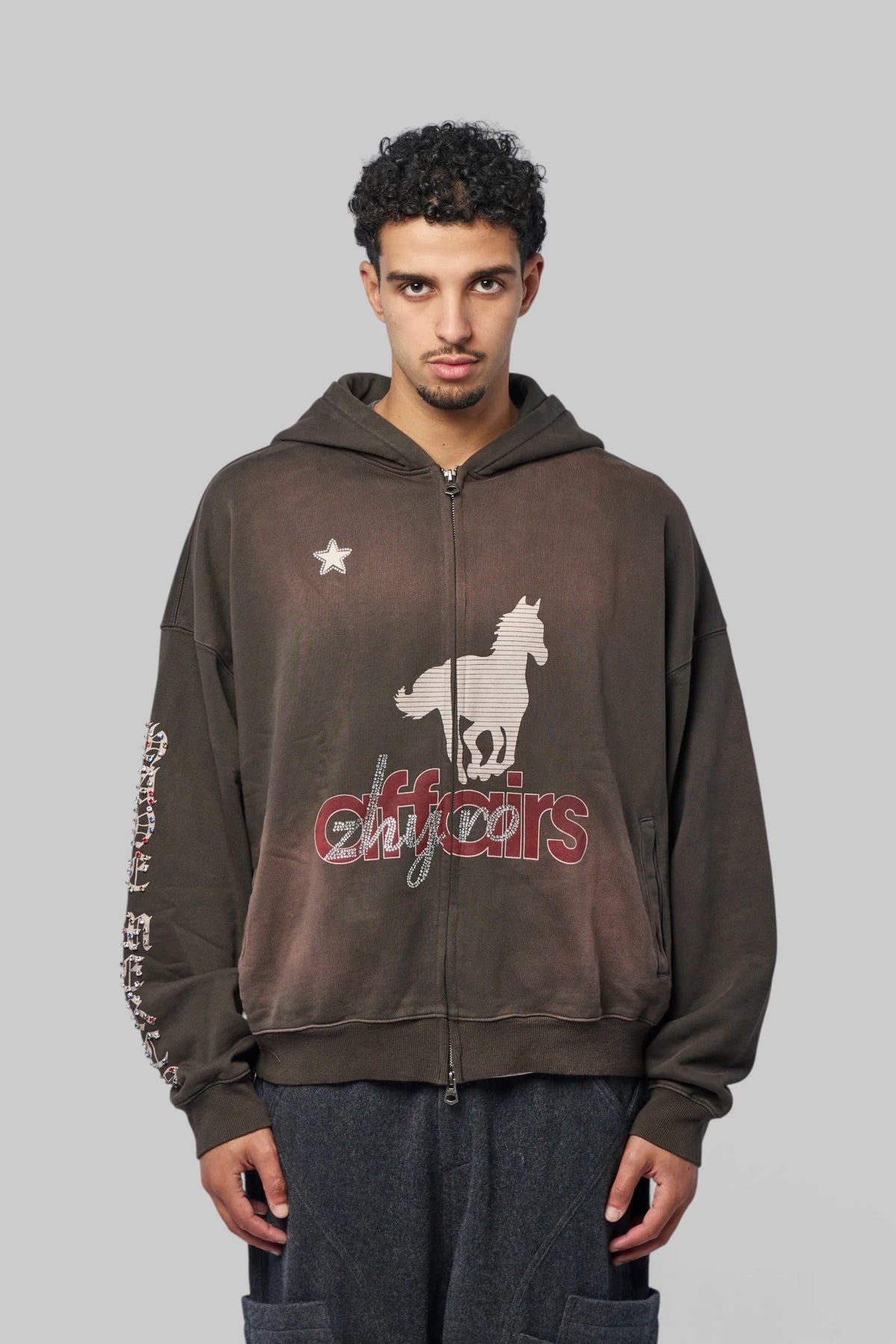 Zhyro - Horsey Zip Hoodie - LABELS