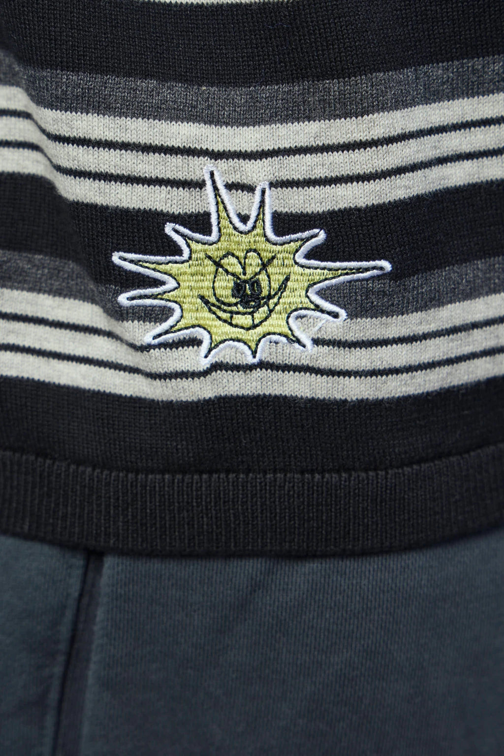 Zhyro - Knitted Striped L/S Polo - LABELS