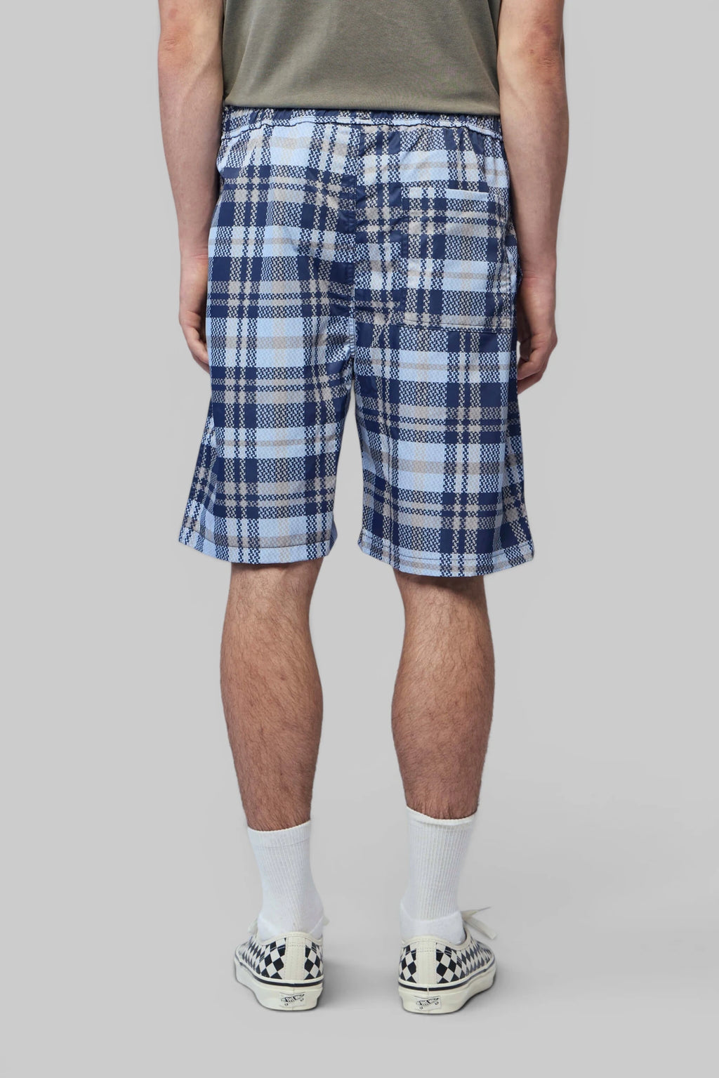 Zhyro - Nylon Plaid Shorts - LABELS