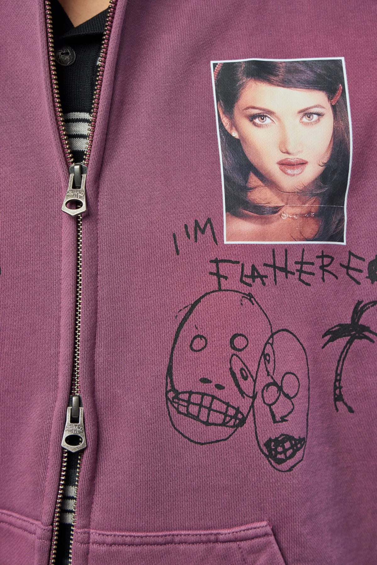 Zhyro - Surf Girl Zip Hoodie - LABELS