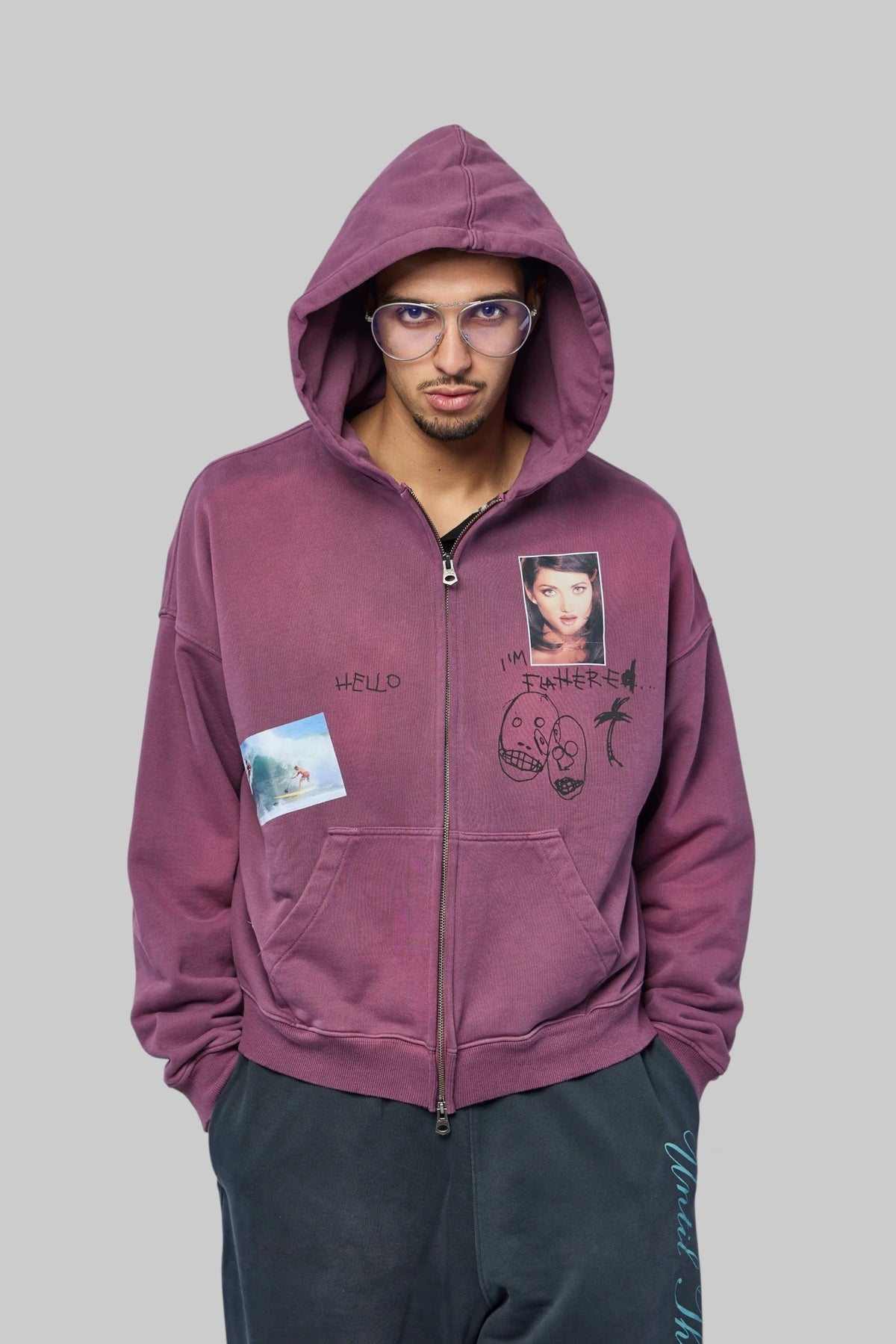 Zhyro - Surf Girl Zip Hoodie - LABELS