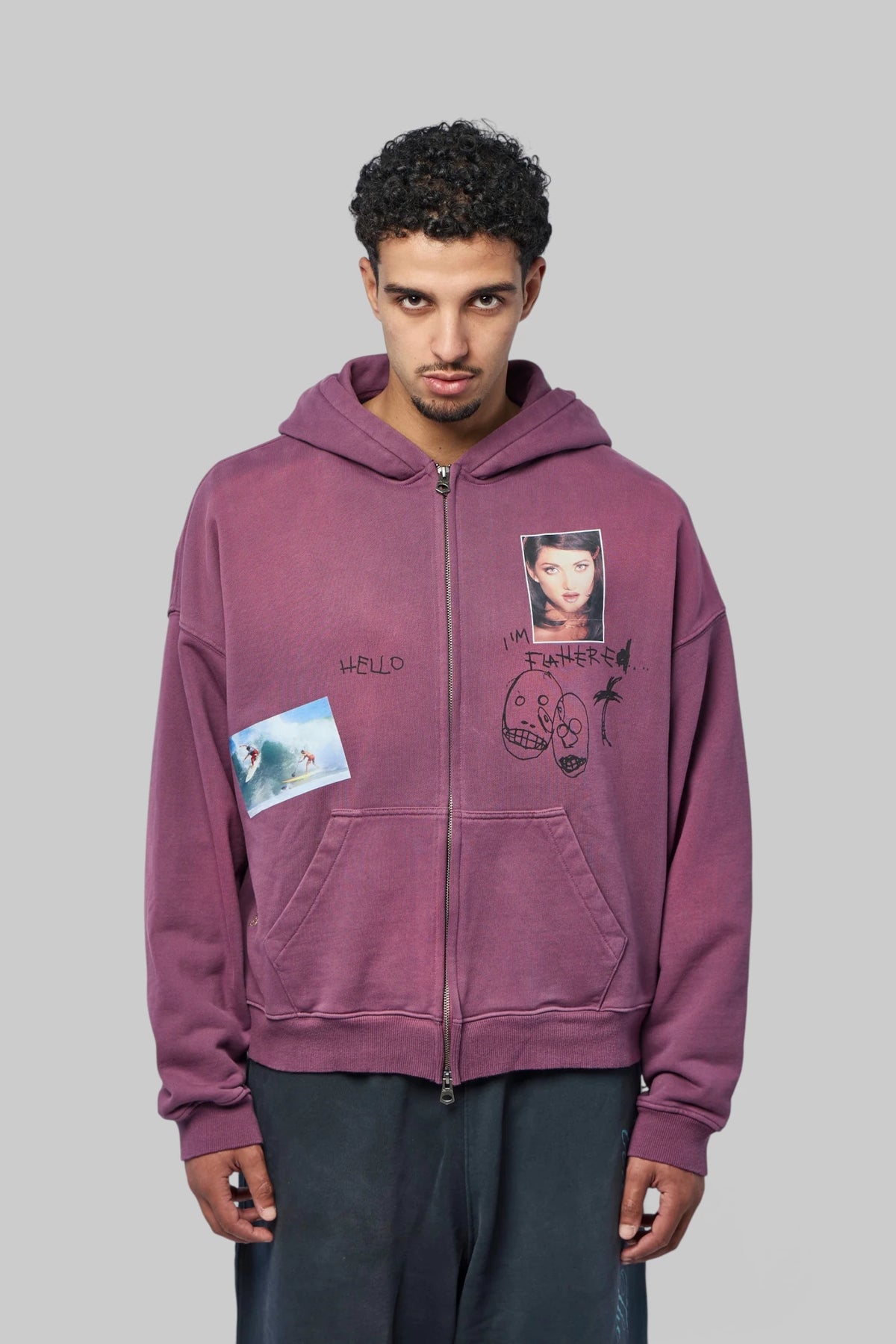 Zhyro - Surf Girl Zip Hoodie - LABELS