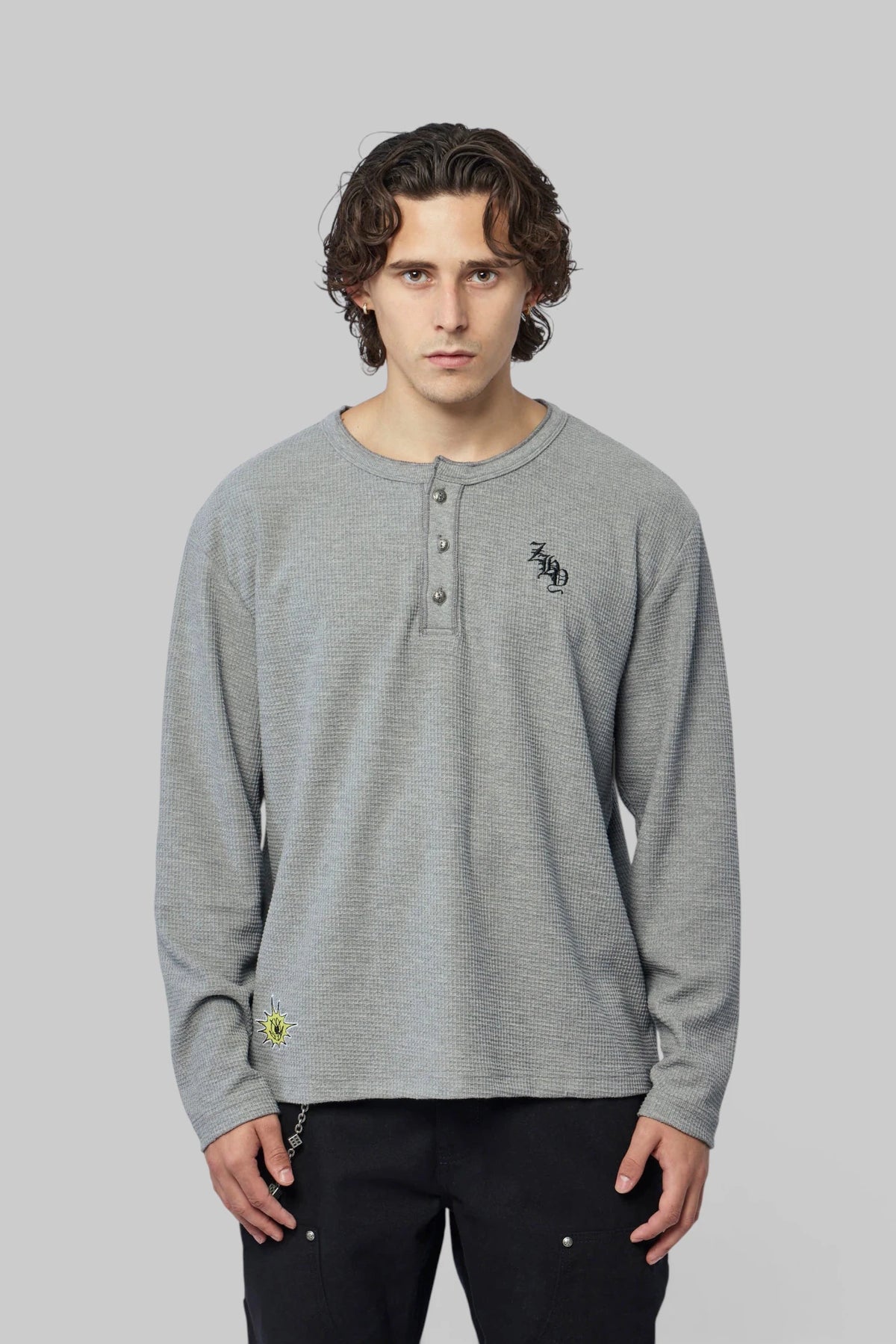 Zhyro - Waffle Henley - LABELS