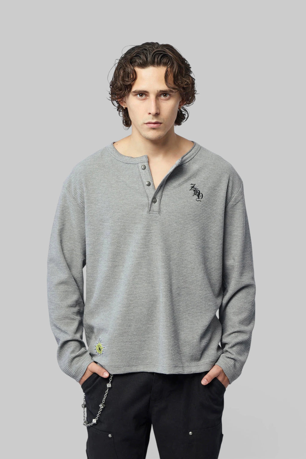 Zhyro - Waffle Henley - LABELS