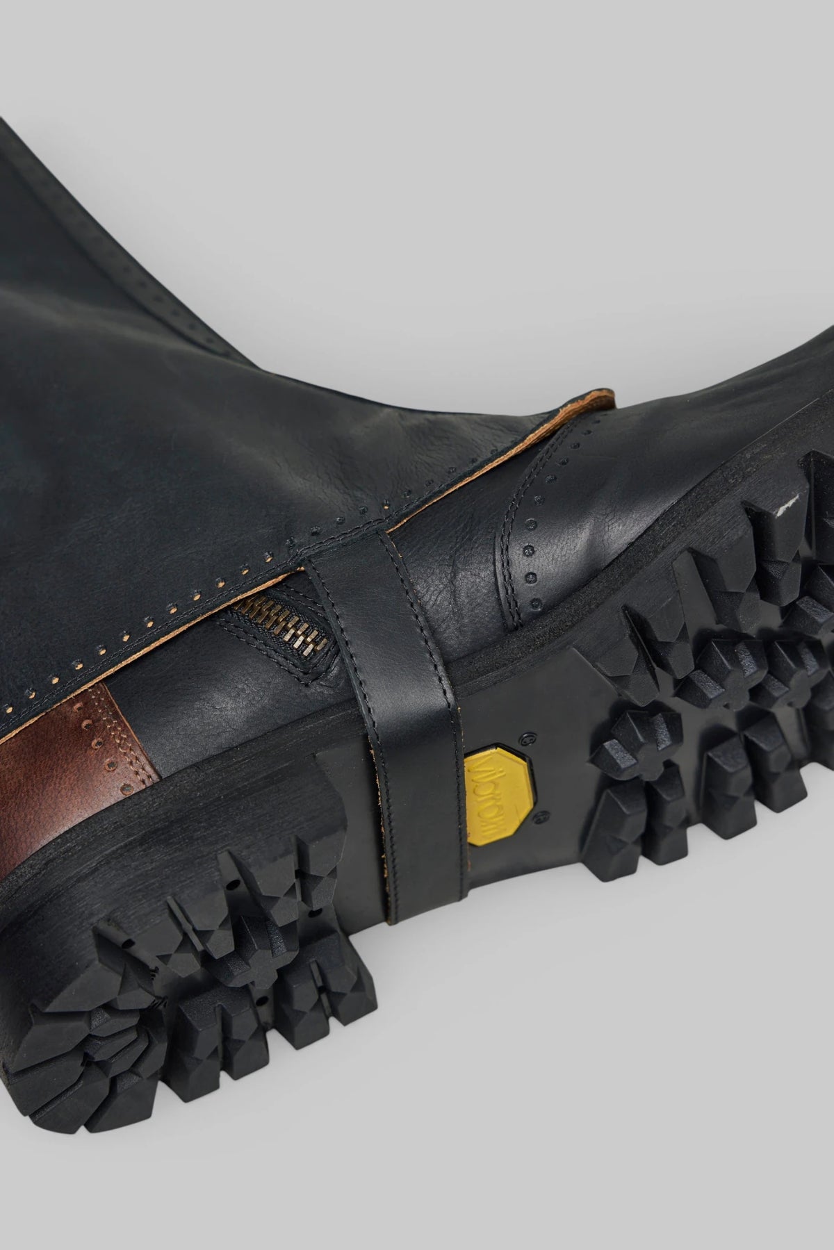 Ziggy Chen - Brass Tip Buckle Boots With Spats - LABELS
