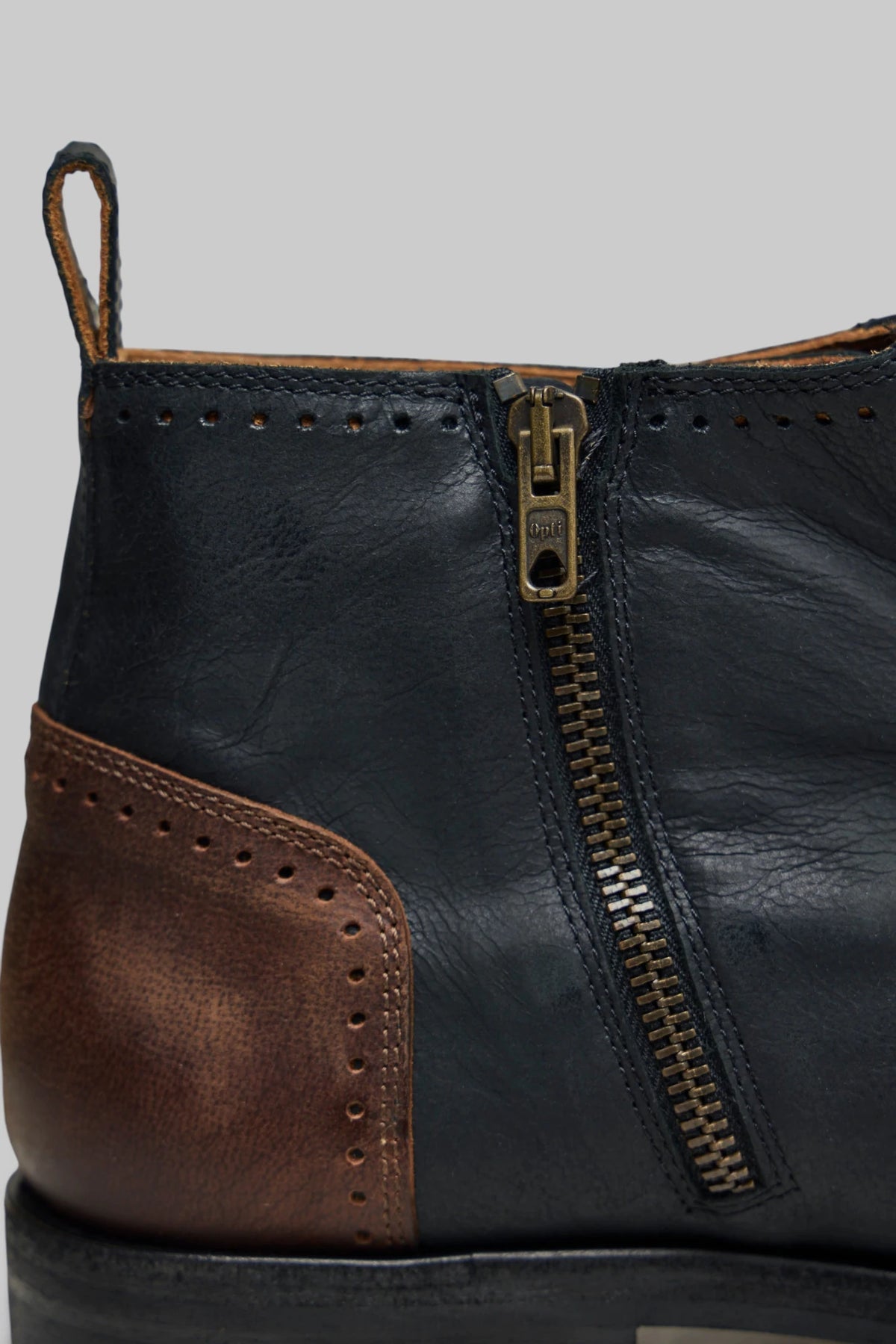 Ziggy Chen - Brass Tip Buckle Boots With Spats - LABELS