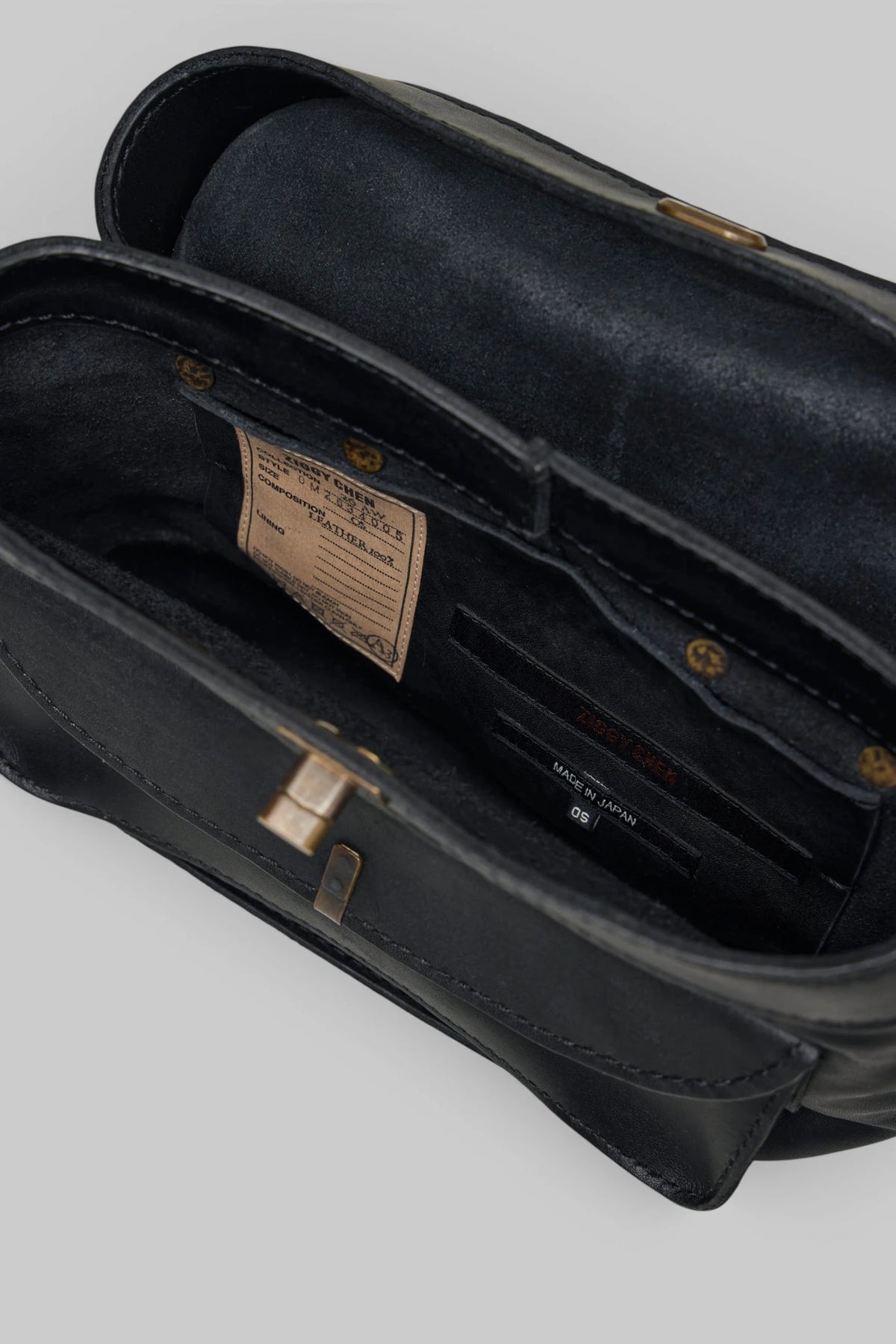 Ziggy Chen - Leather Messtin Box Bag - LABELS