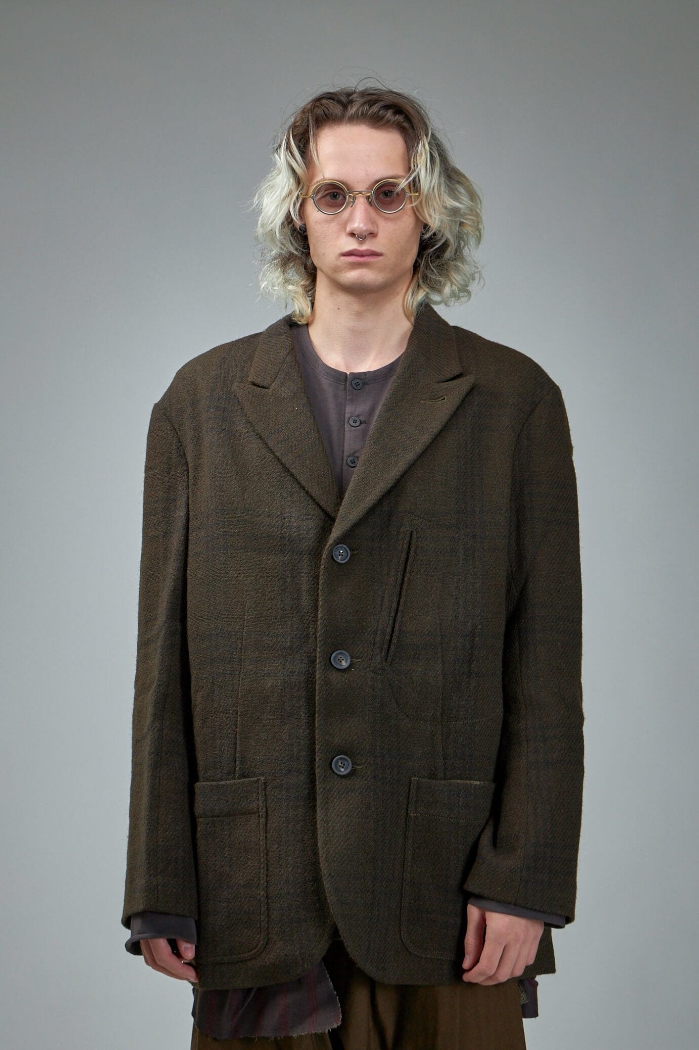 Ziggy Chen - Single Breasted Blazer With Scholar Print - LABELS