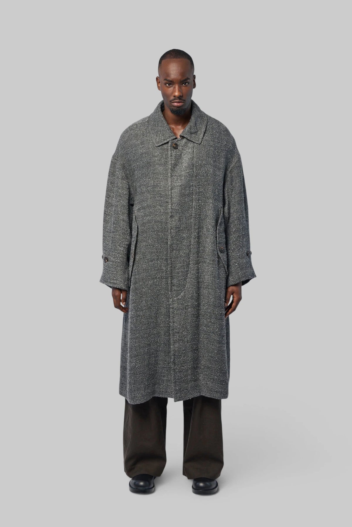 Ziggy Chen - Spread Collar Long Coat - LABELS