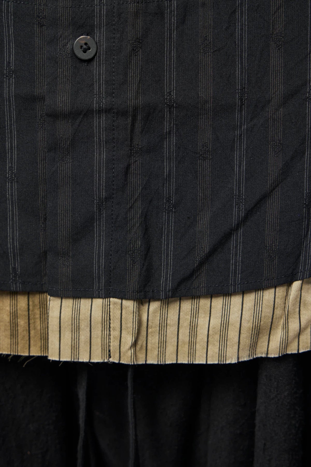 Ziggy Chen - Striped Layered Shirt - LABELS