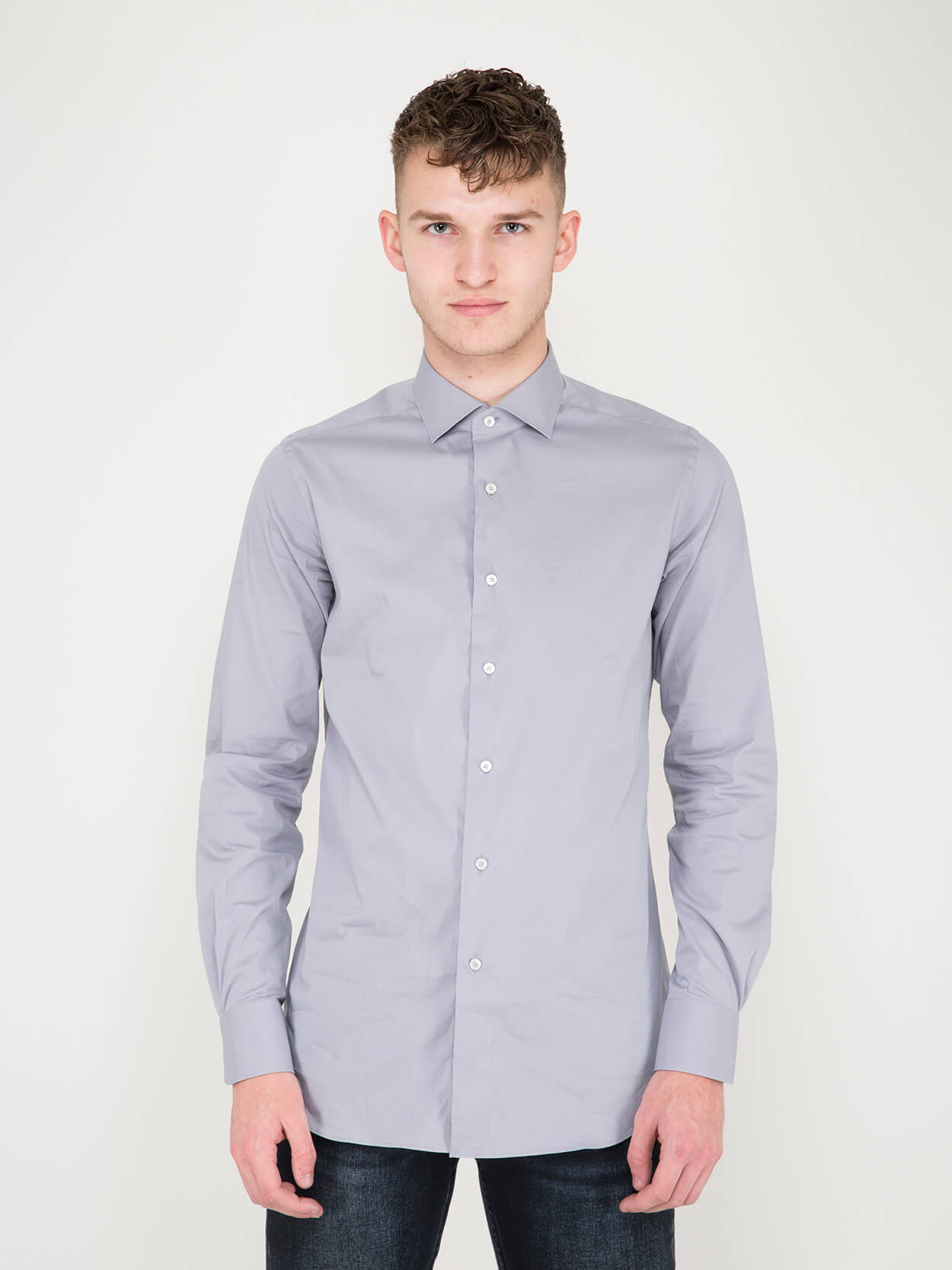 Business Tailor Fit Stretch Shirt