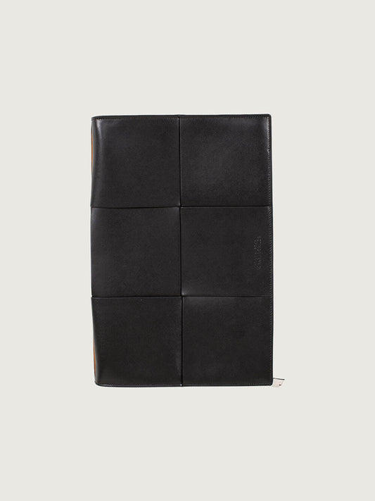 Document Case Urban Leather black silver