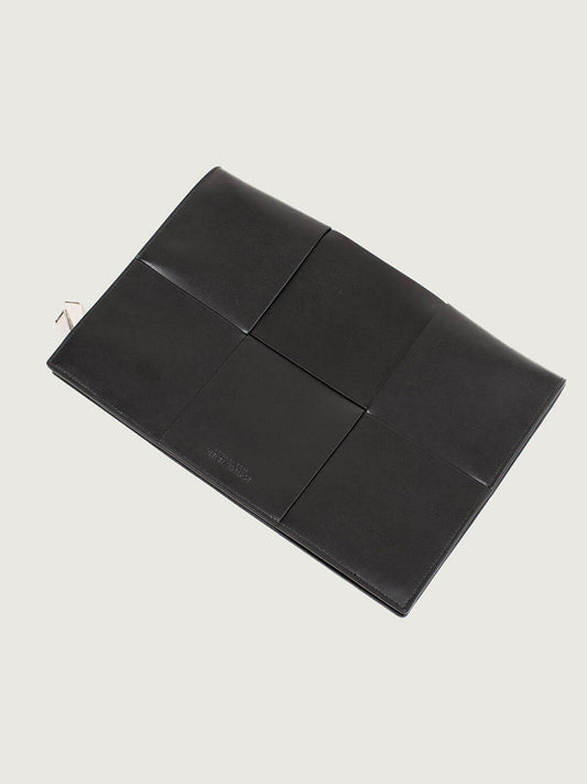 Document Case Urban Leather black silver