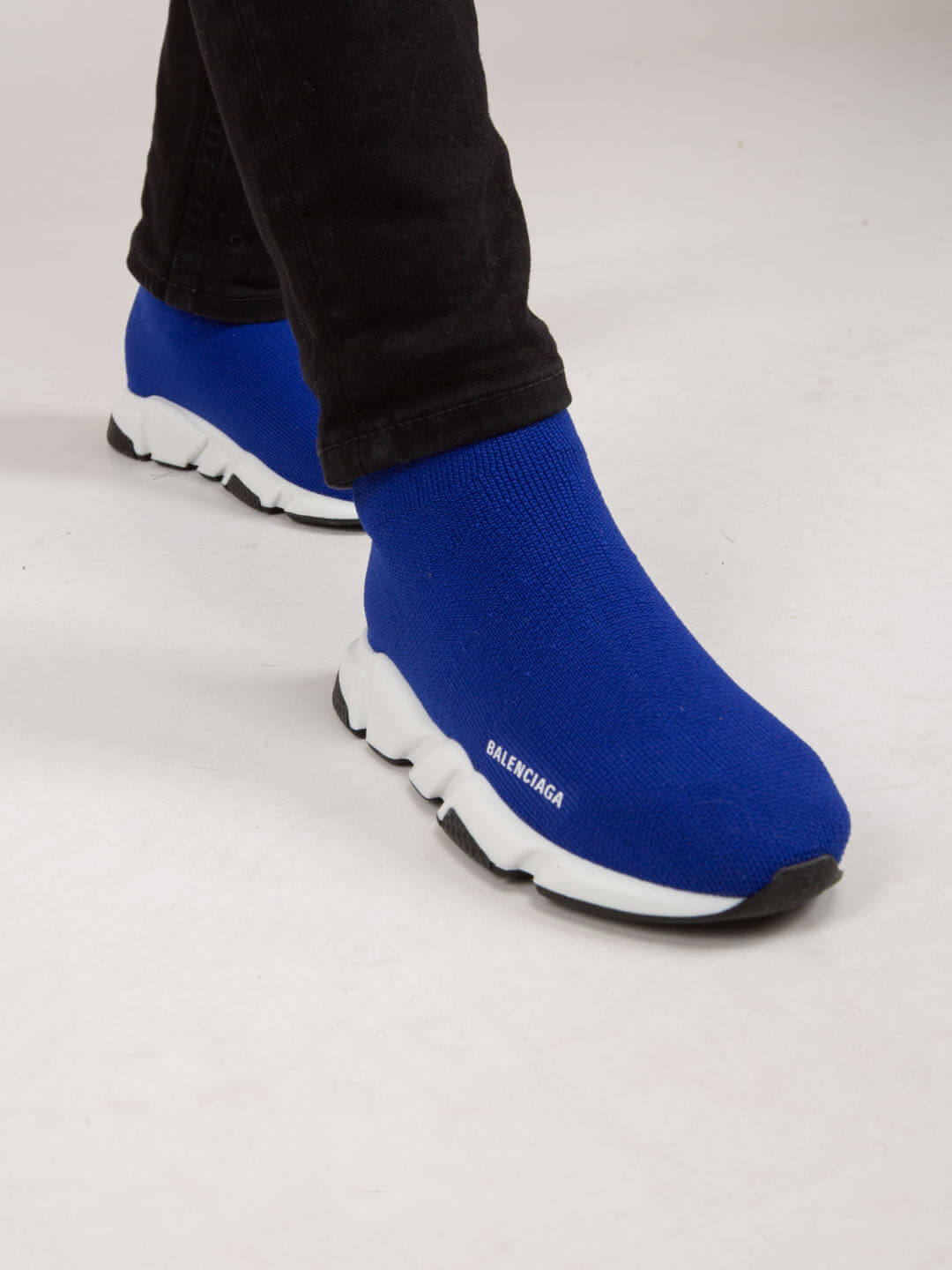 Balenciaga trainer speed bleu best sale