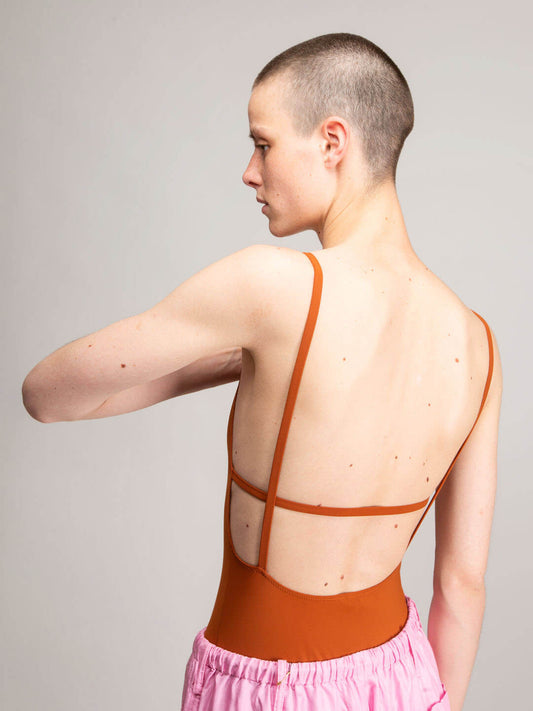 Terracotta one pice swimsuit