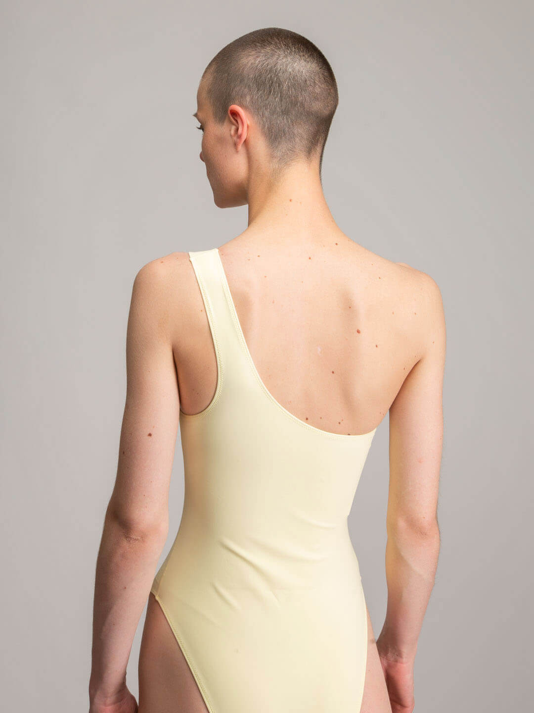 Pollen one shoulder one piece swimsuit