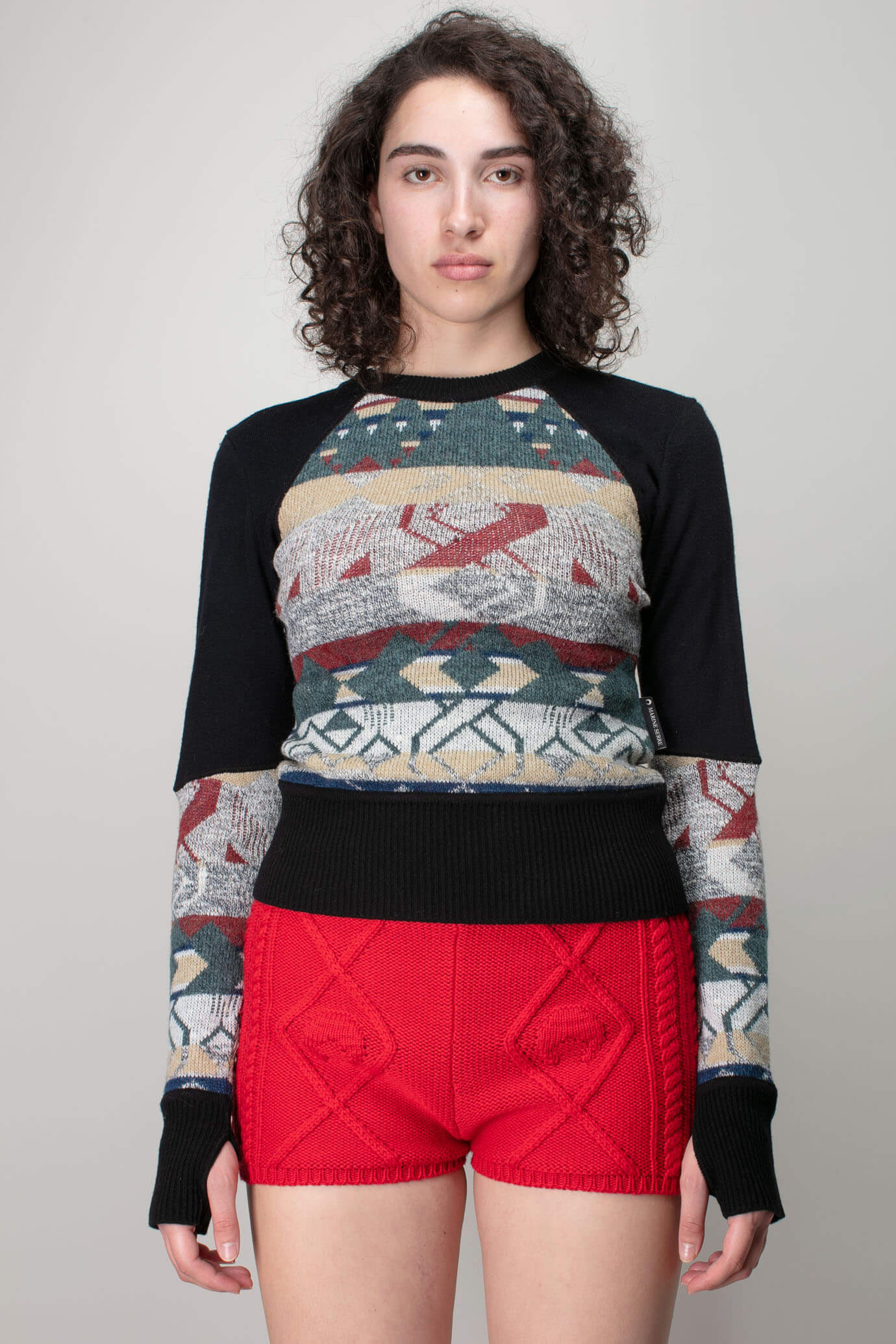 Knit Melange Hybrid jumper – LABELS