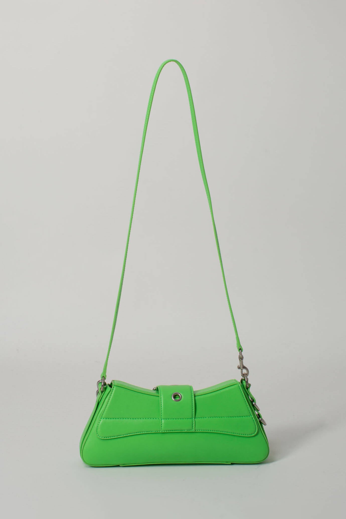 Green Lindsay S leather shoulder bag, Balenciaga